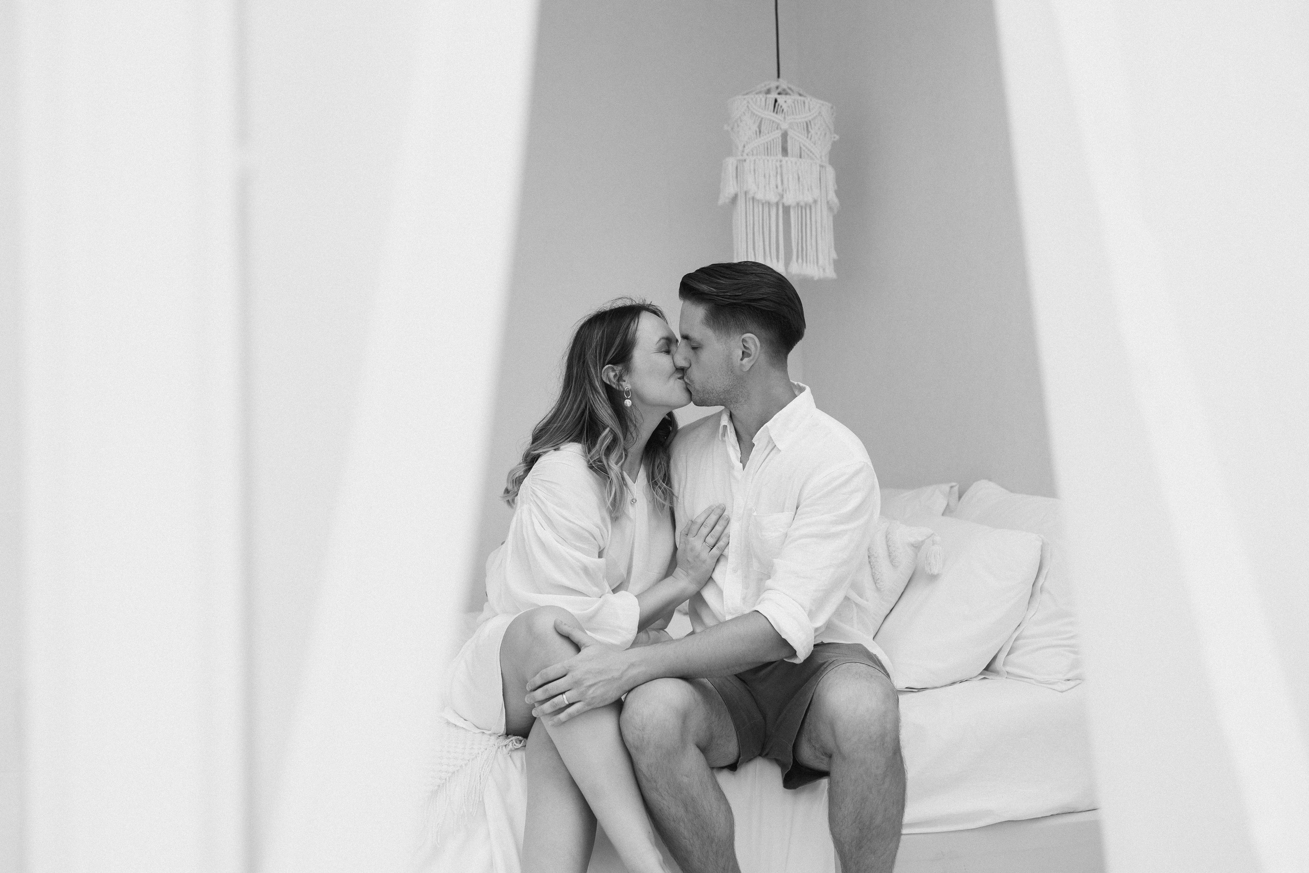 At the studio. Family and wedding photographer in Bangkok, Thailand