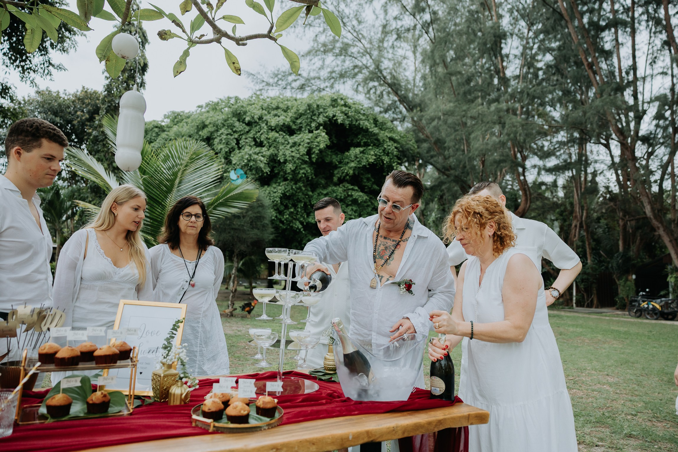 Buddhist Wedding Ceremony on the beach in Koh Samui | Traditional Thai Blessing