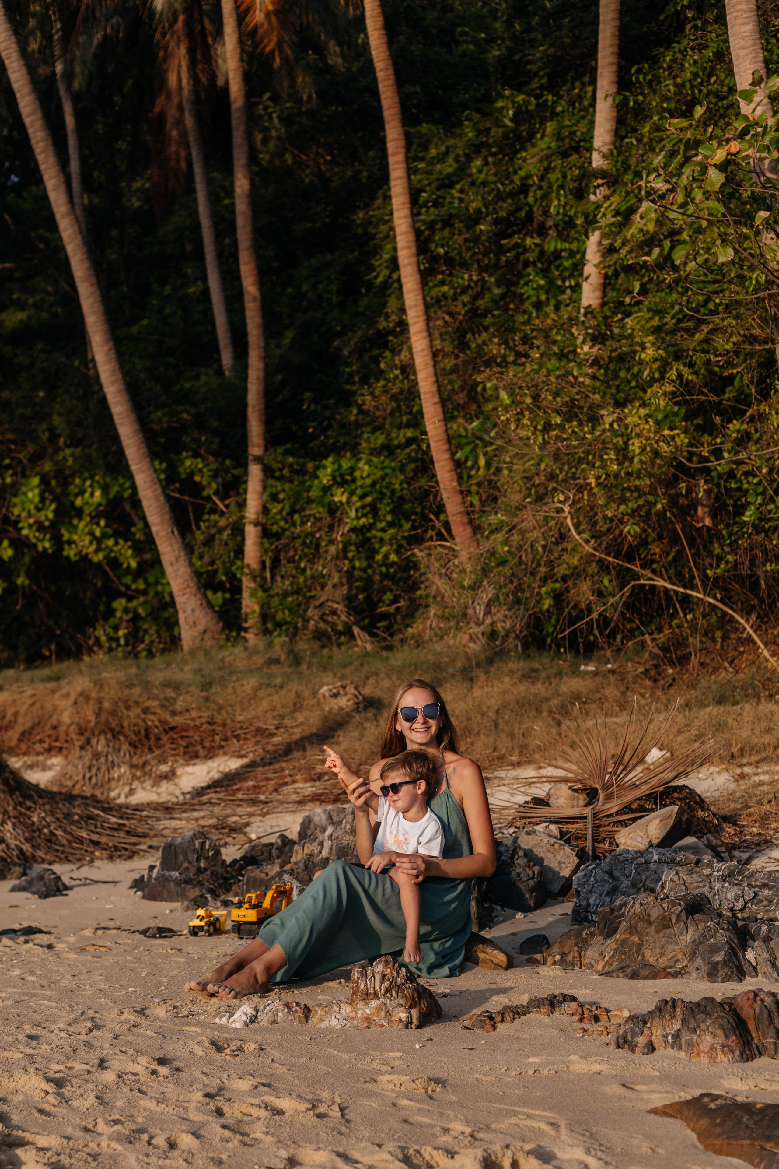 Family photography at Secret Beach Koh Samui
