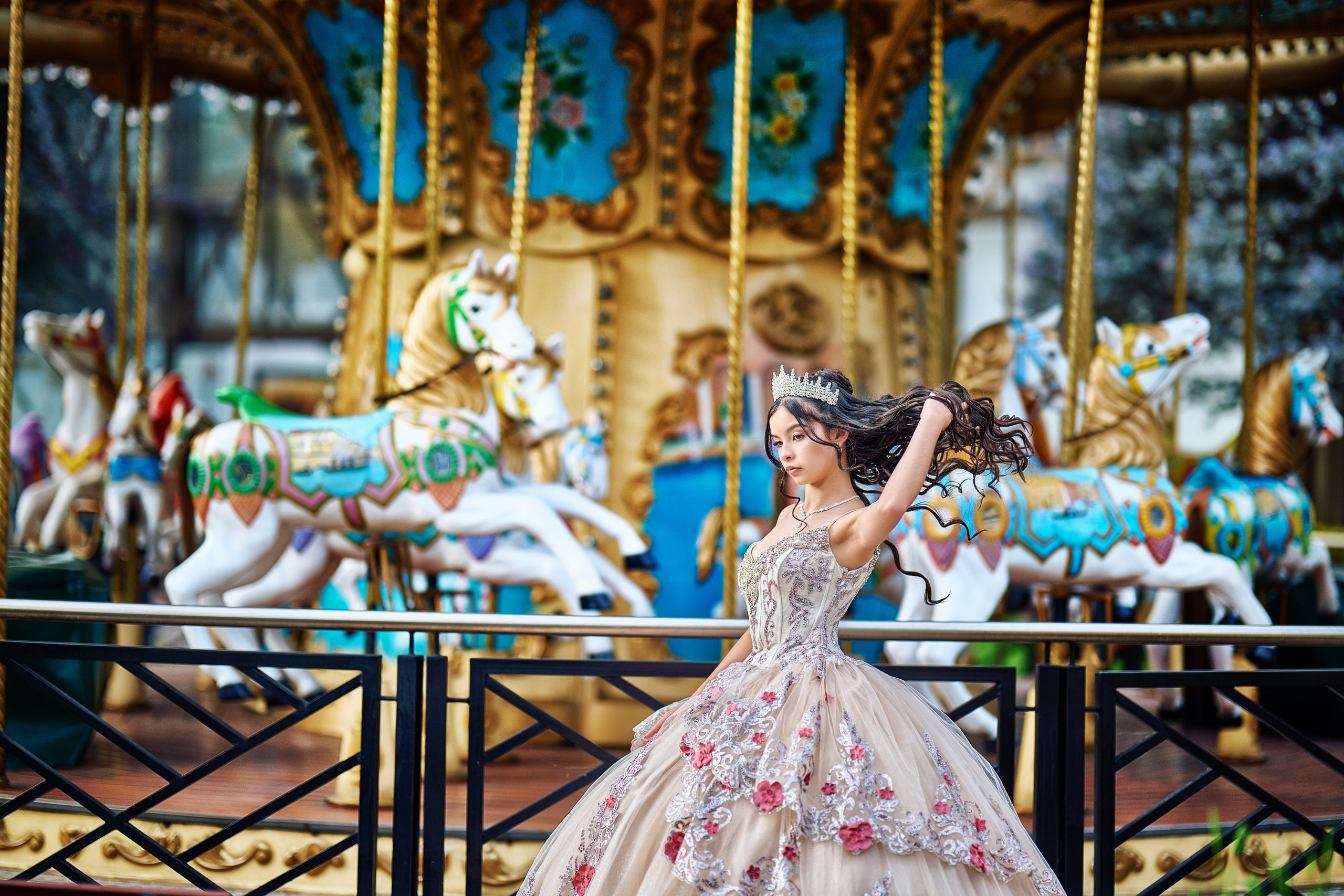 Enchanted Grace: Daniela’s Ballet Quinceañera Inspired by Beauty & The Beast | ZZ Portraits by Hendrick