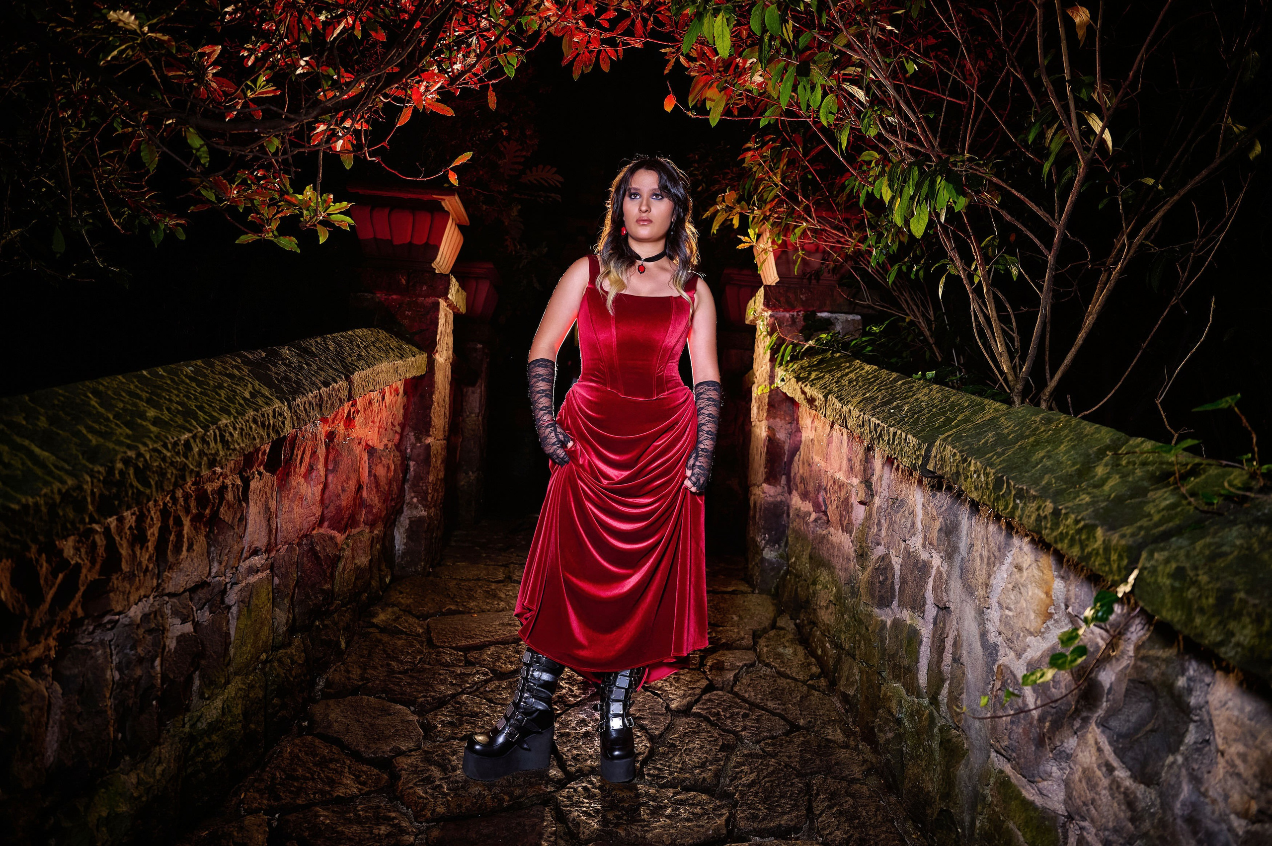 Gothic Elegance & Rock Royalty: Majo at Castillo Mono Osorio | ZZ Portraits by Hendrick