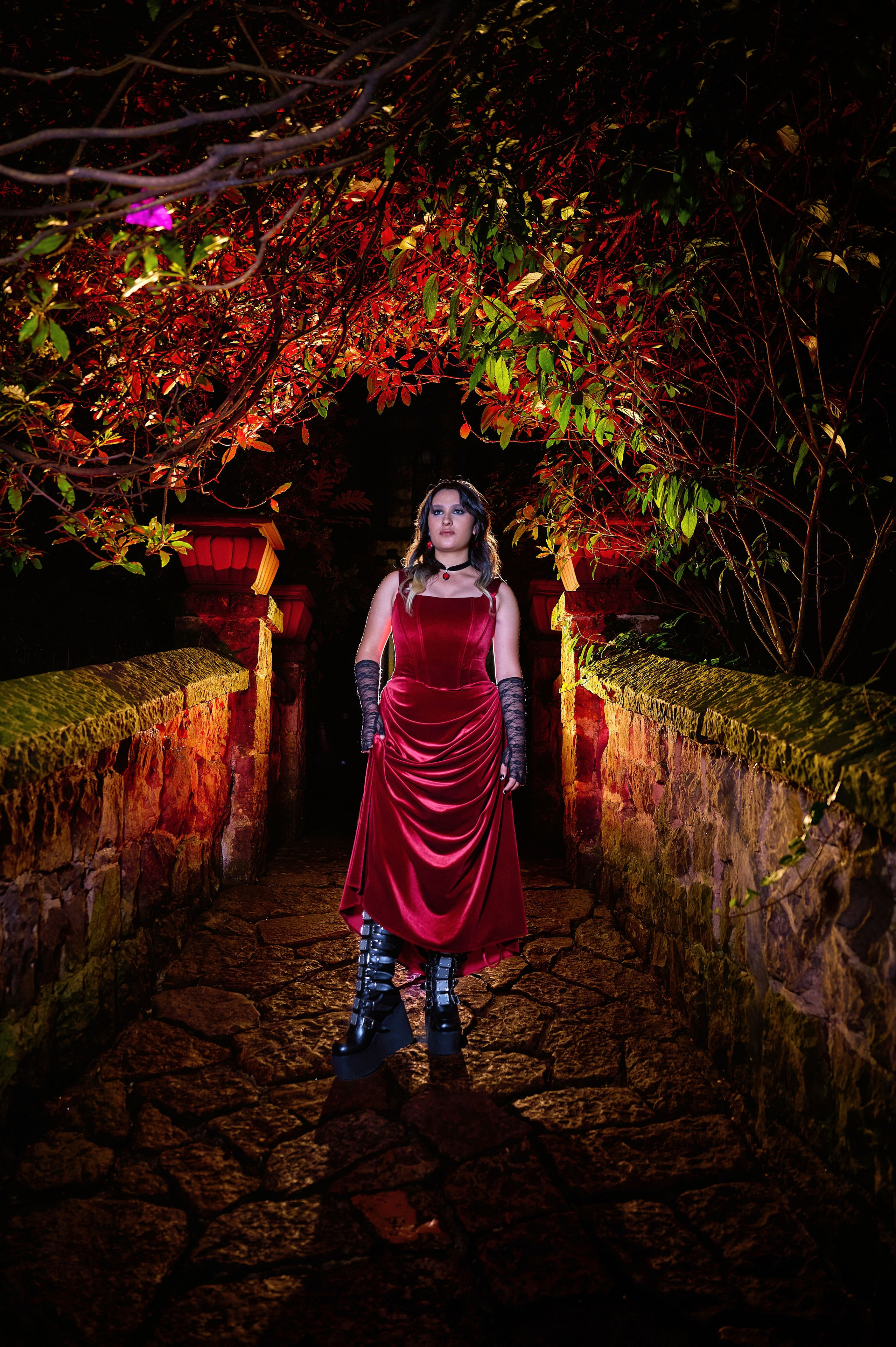 Gothic Elegance & Rock Royalty: Majo at Castillo Mono Osorio | ZZ Portraits by Hendrick