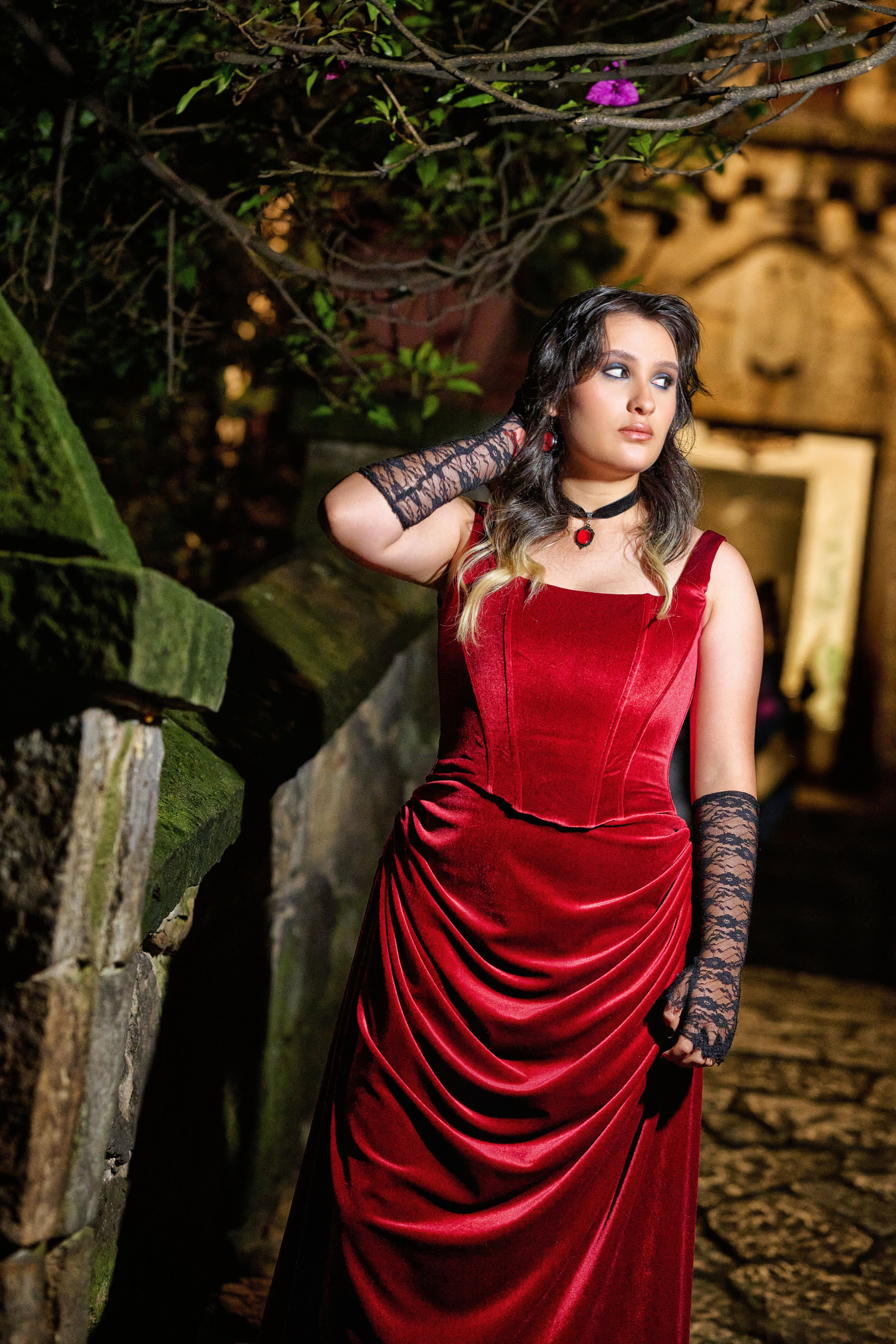 Gothic Elegance & Rock Royalty: Majo at Castillo Mono Osorio | ZZ Portraits by Hendrick