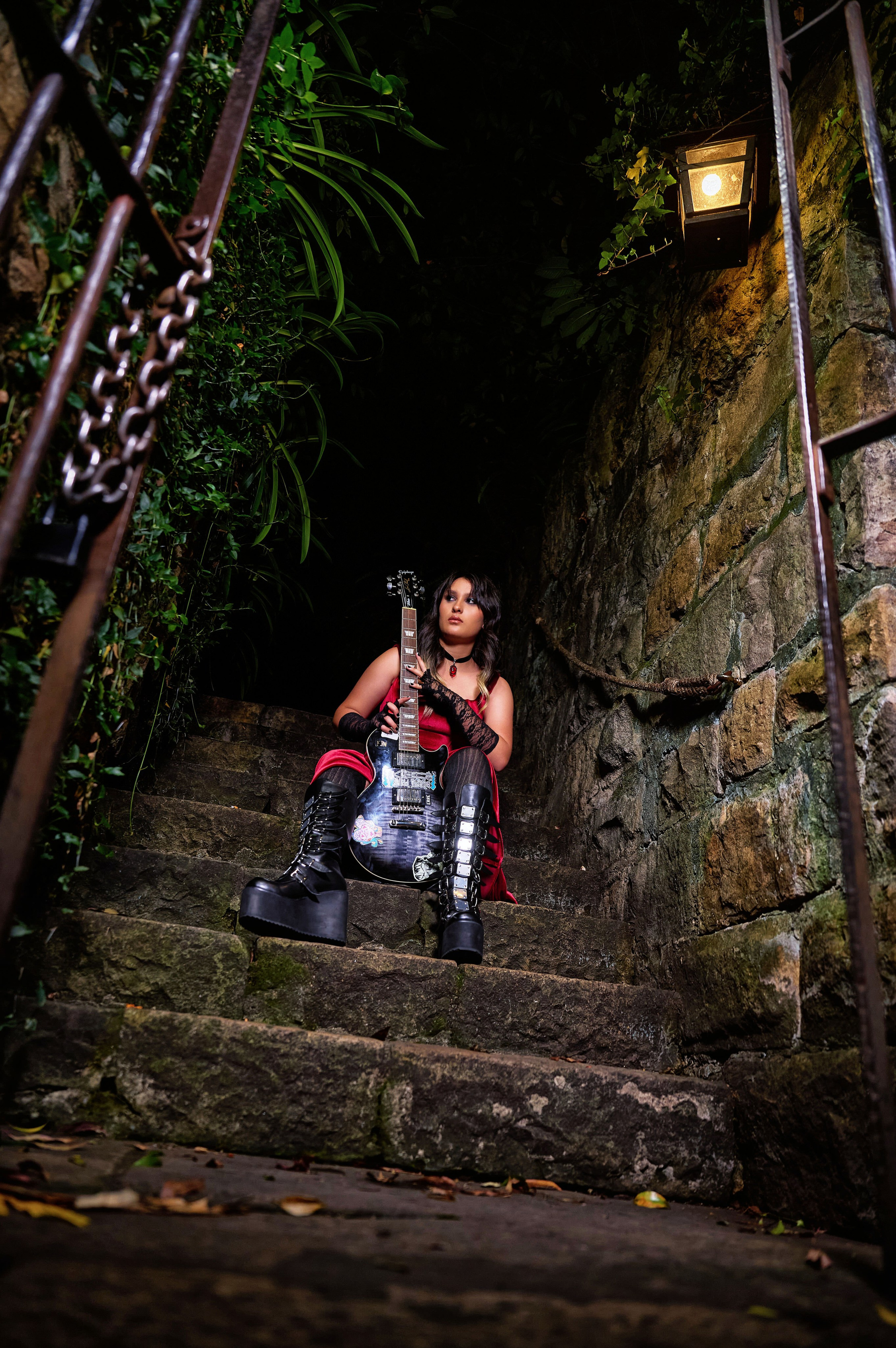 Gothic Elegance & Rock Royalty: Majo at Castillo Mono Osorio | ZZ Portraits by Hendrick