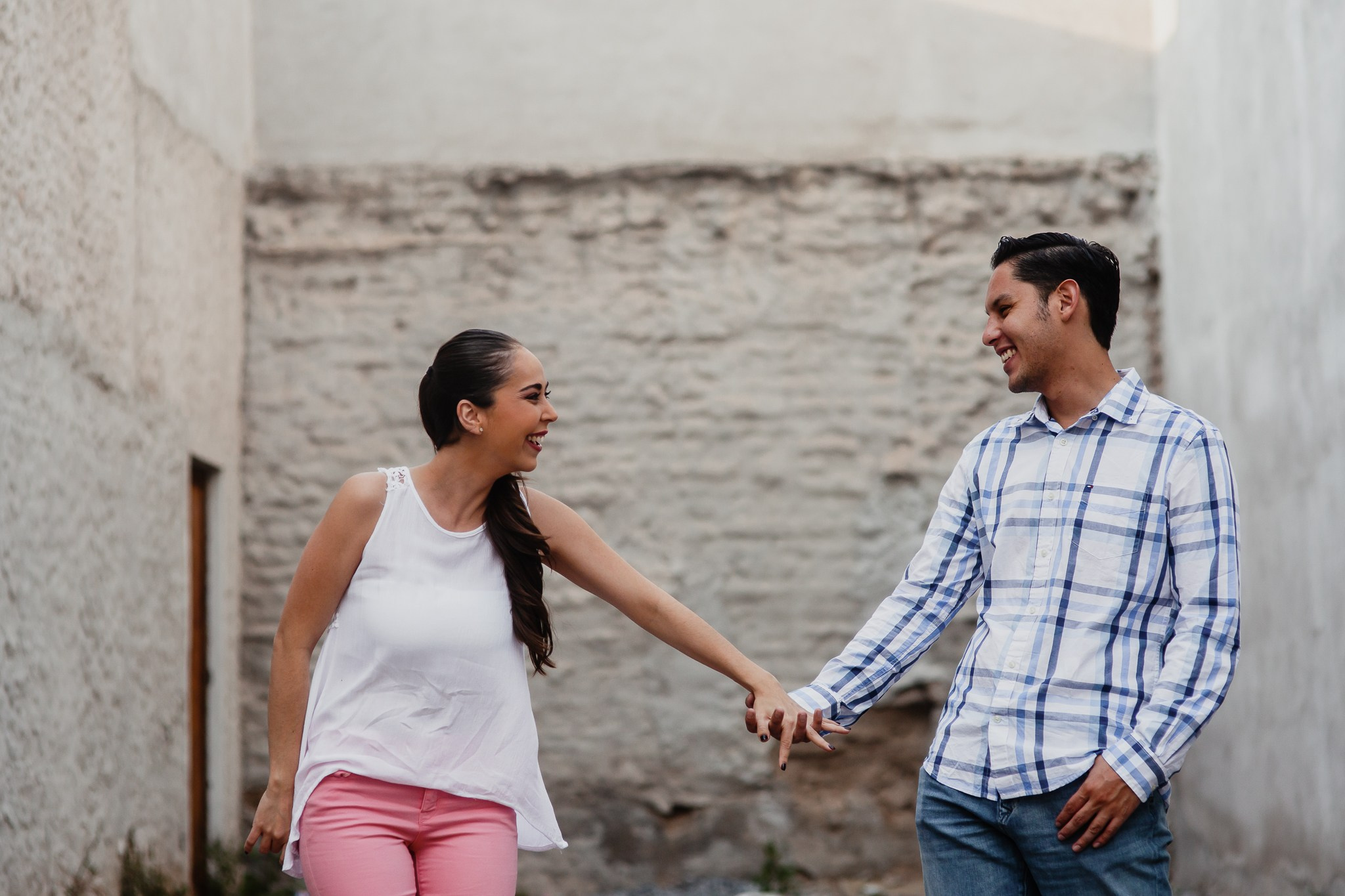 Isabela y David: Sesión pre boda en centro histórico de San Luis Potosí. Fotógrafo de bodas