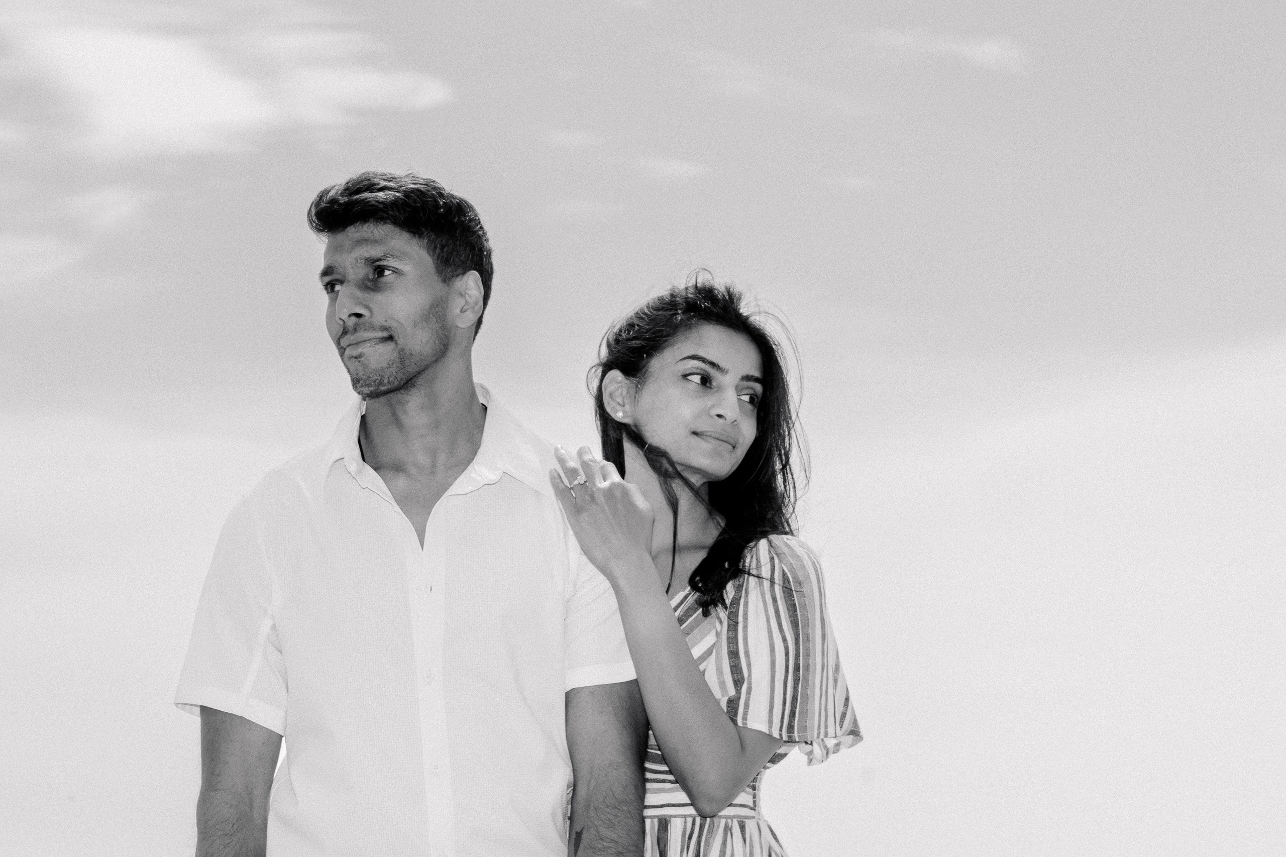 Romantic Engagement Photoshoot in Toronto | Natural & Candid Moments. Madhurina photography