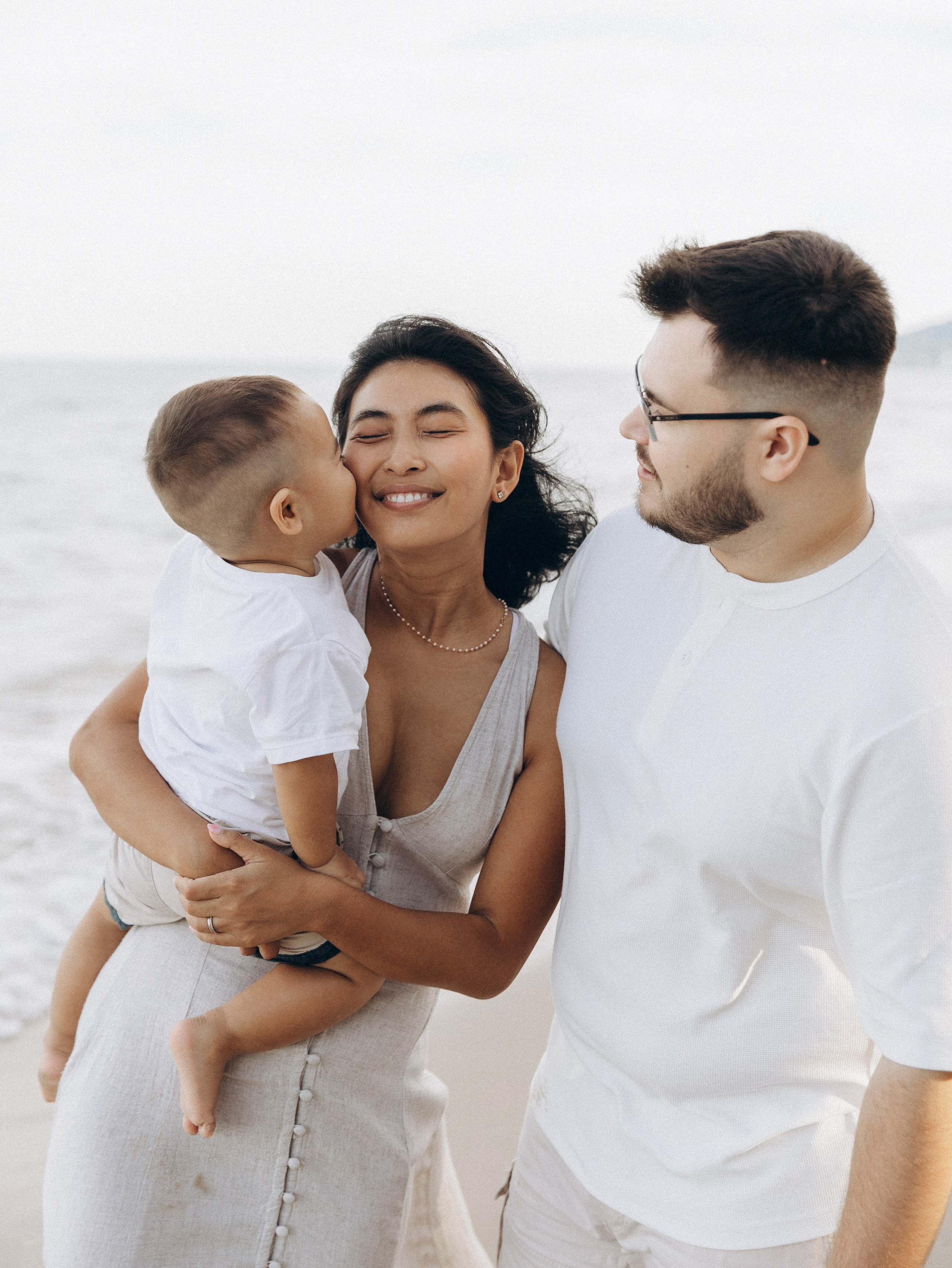 At the beach. Family and wedding photographer in Bangkok, Thailand