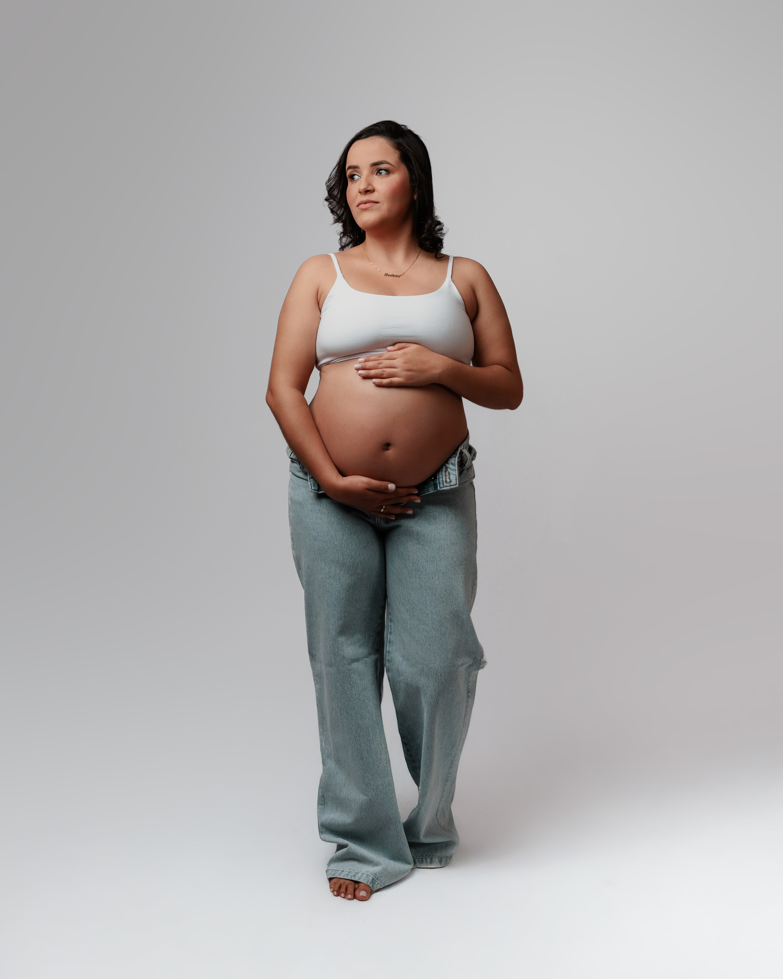 2025 | Beatriz — Gestante — Estudio. Denis Damasceno | Fotografia