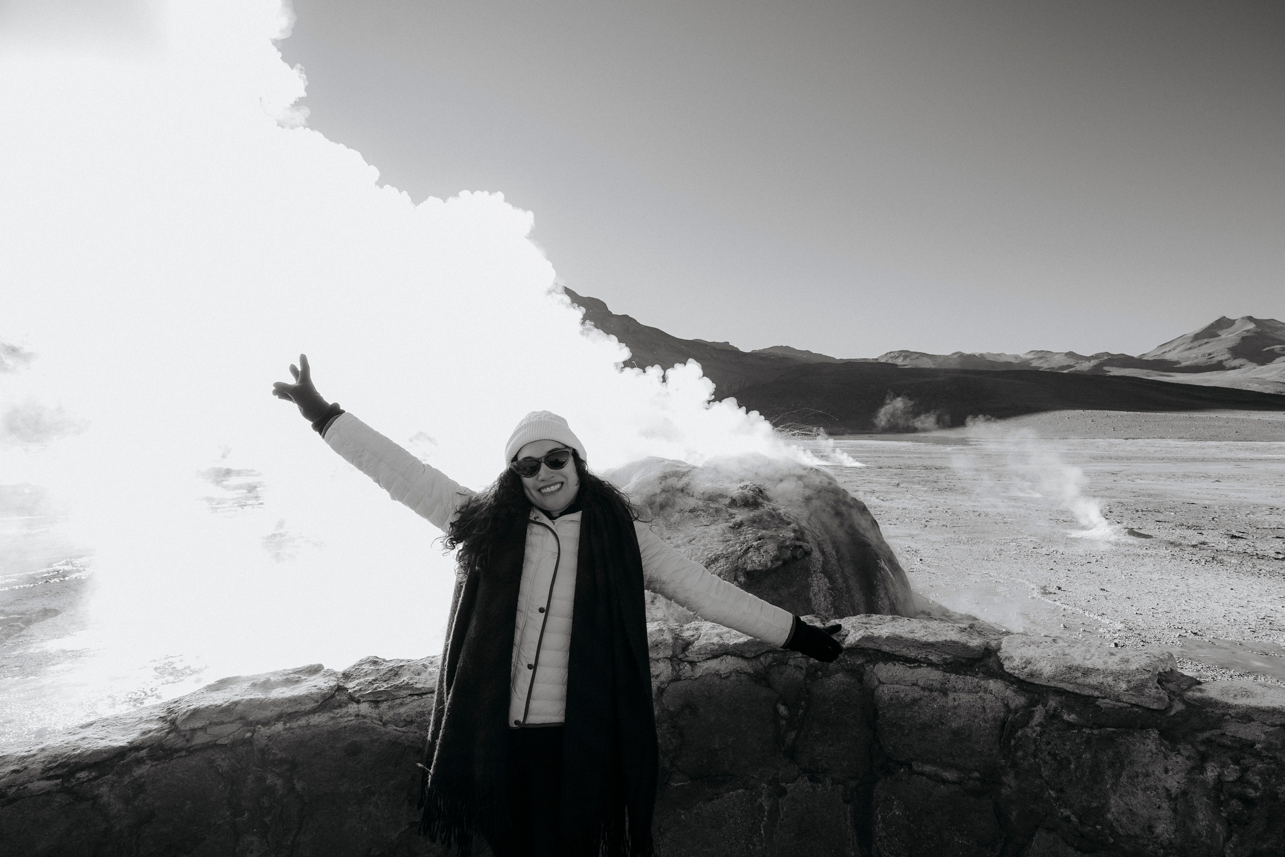 Cobertura de passeio — Geyser el Tatio. Fotógrafo em San Pedro de Atacama