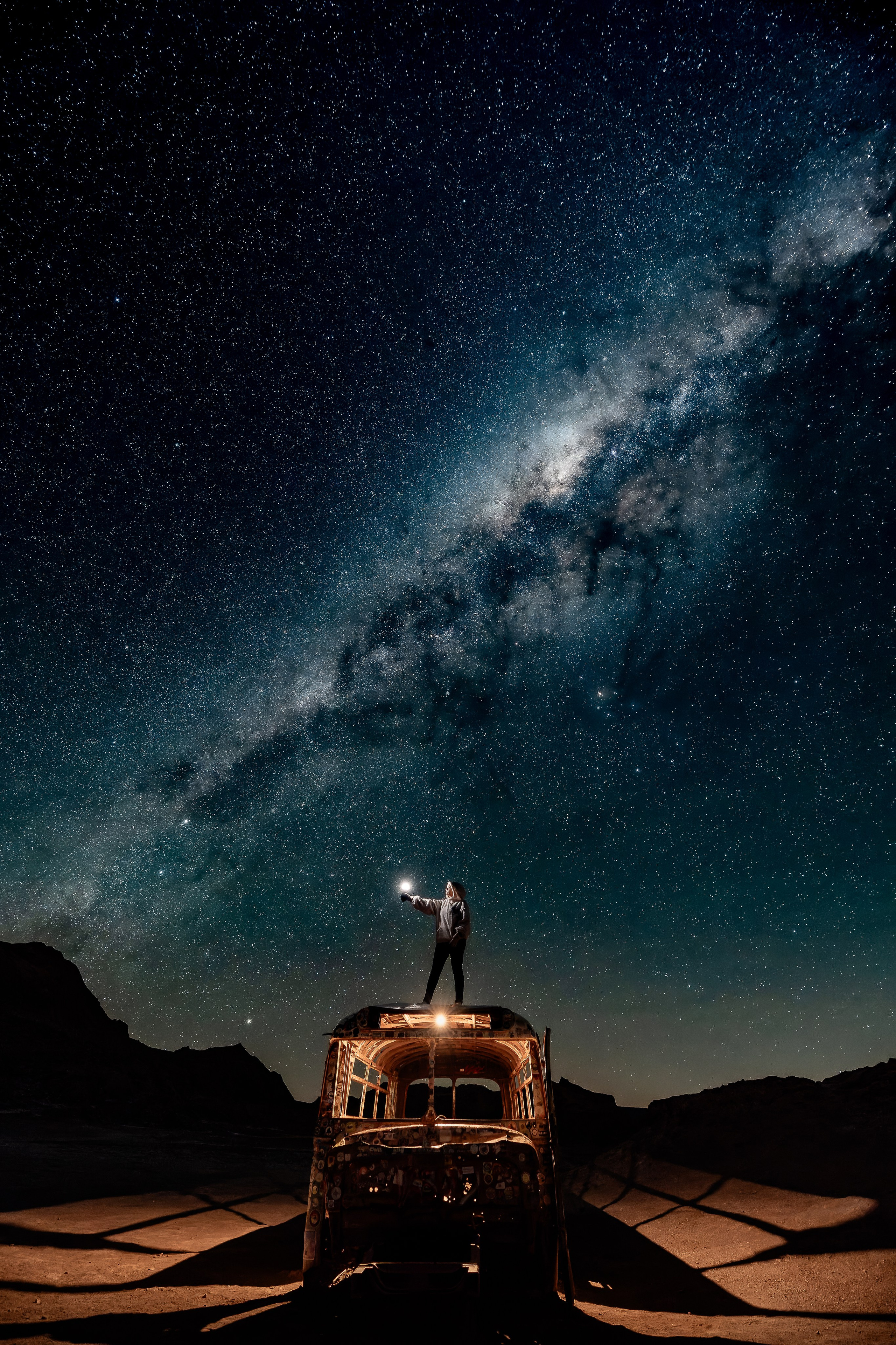 Vallecito Noturno — Experiência Astrofotográfica. Fotógrafo em San Pedro de Atacama