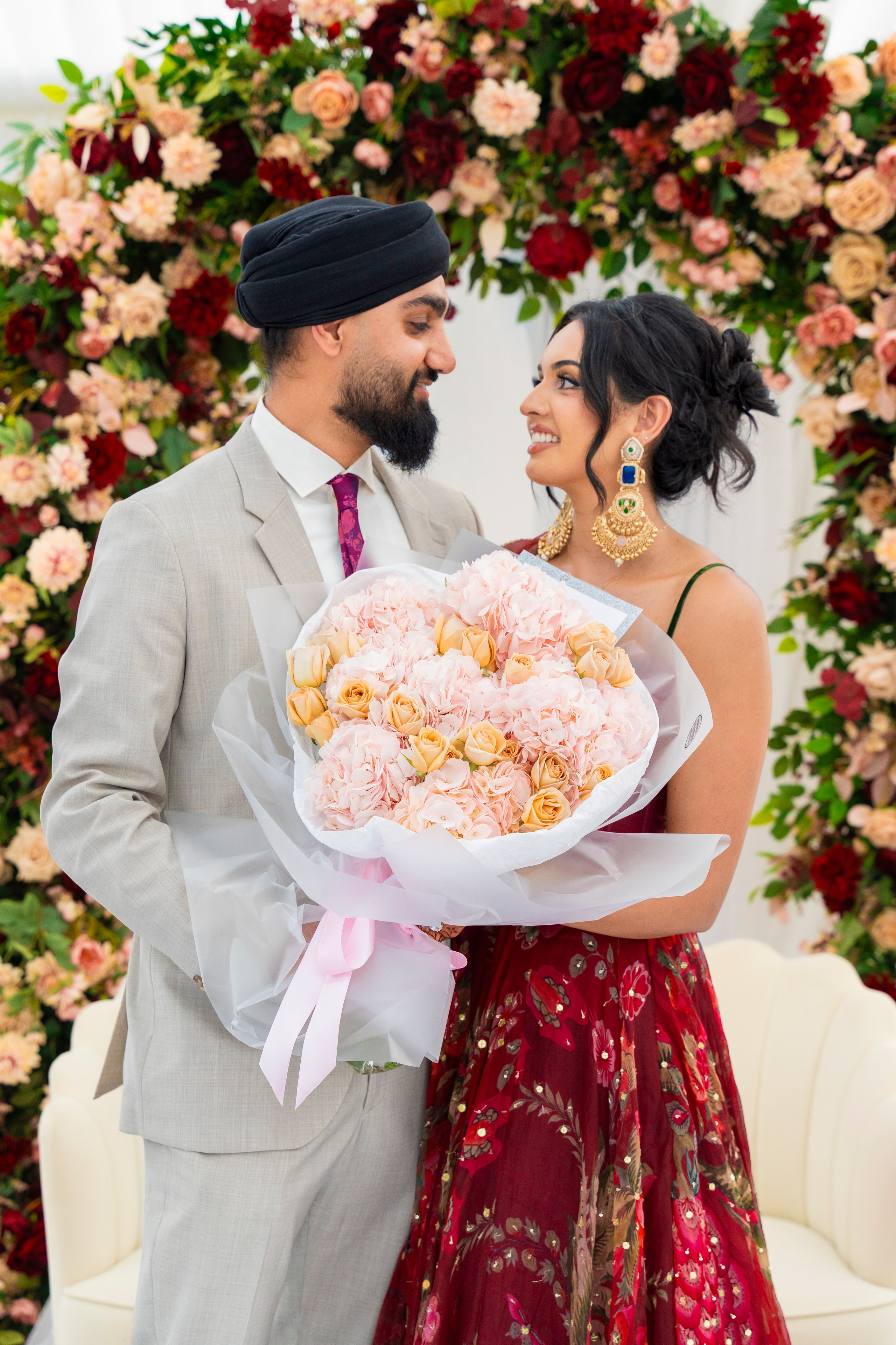 Nooreen & Jugraj. Studio Kunal Photography
