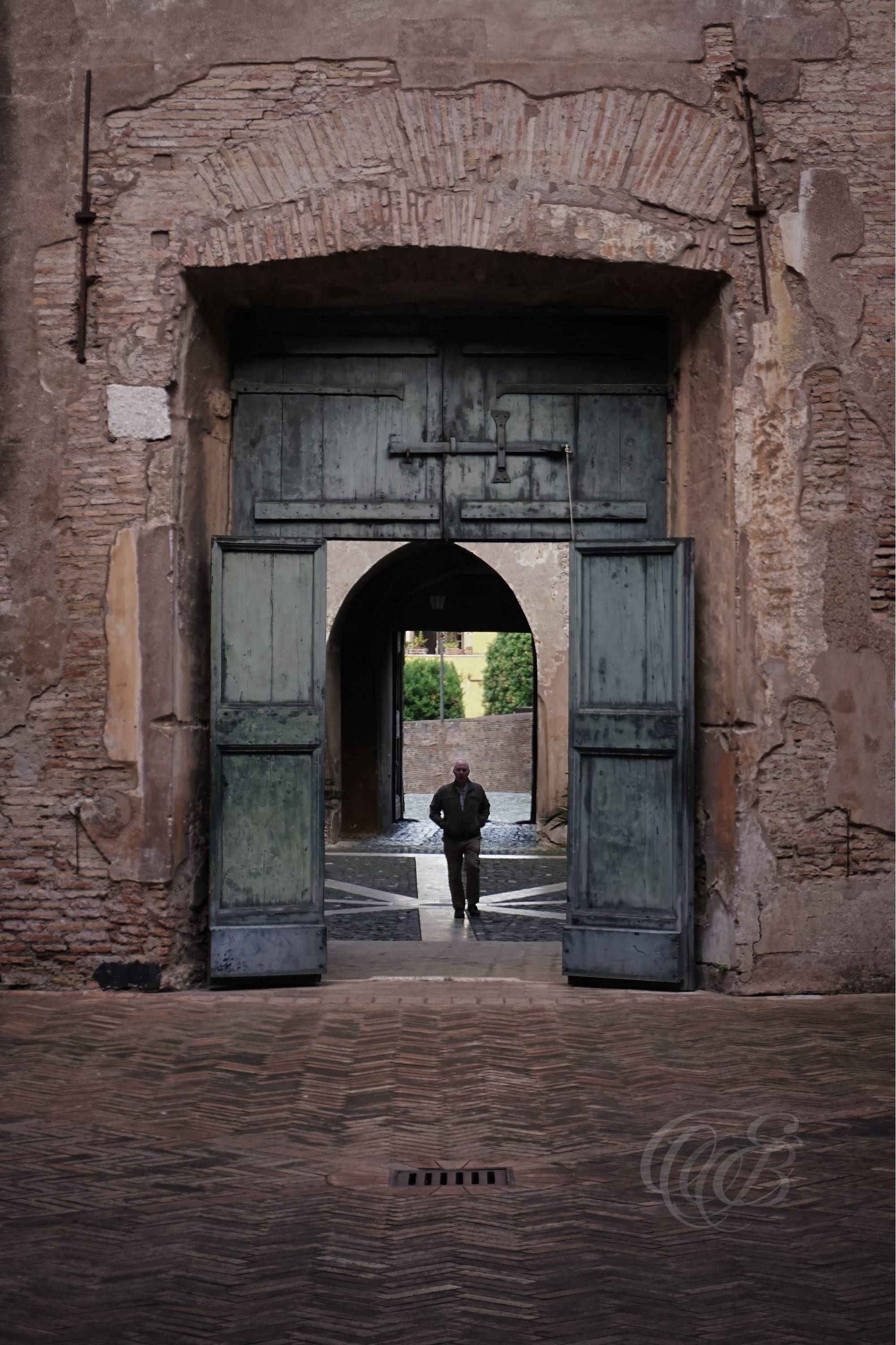 Street Photography — Rome, Italy — Monastery dei Santi Quattro Coronati — Historic monastic complex on Rome’s Caelian Hill, preserving medieval architecture, ancient foundations, cloisters, and centuries of religious history within the heart of the city — Eduardo Bartoli Photography.