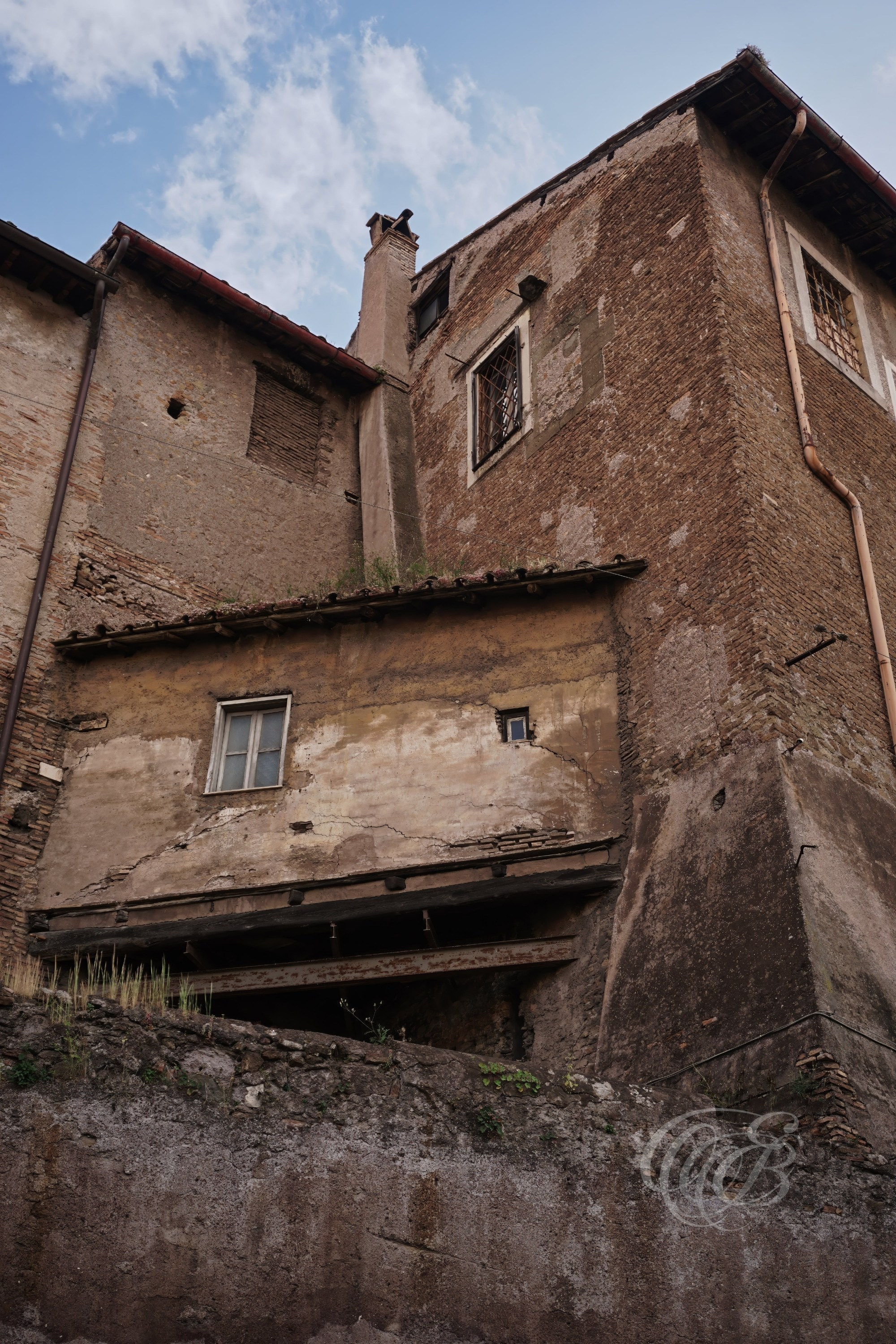 Street Photography — Rome, Italy — Basilica dei Santi Quattro Coronati — Historic basilica on Rome’s Caelian Hill, preserving early Christian origins, medieval architecture, fortified walls, and centuries of religious history — Eduardo Bartoli Photography.