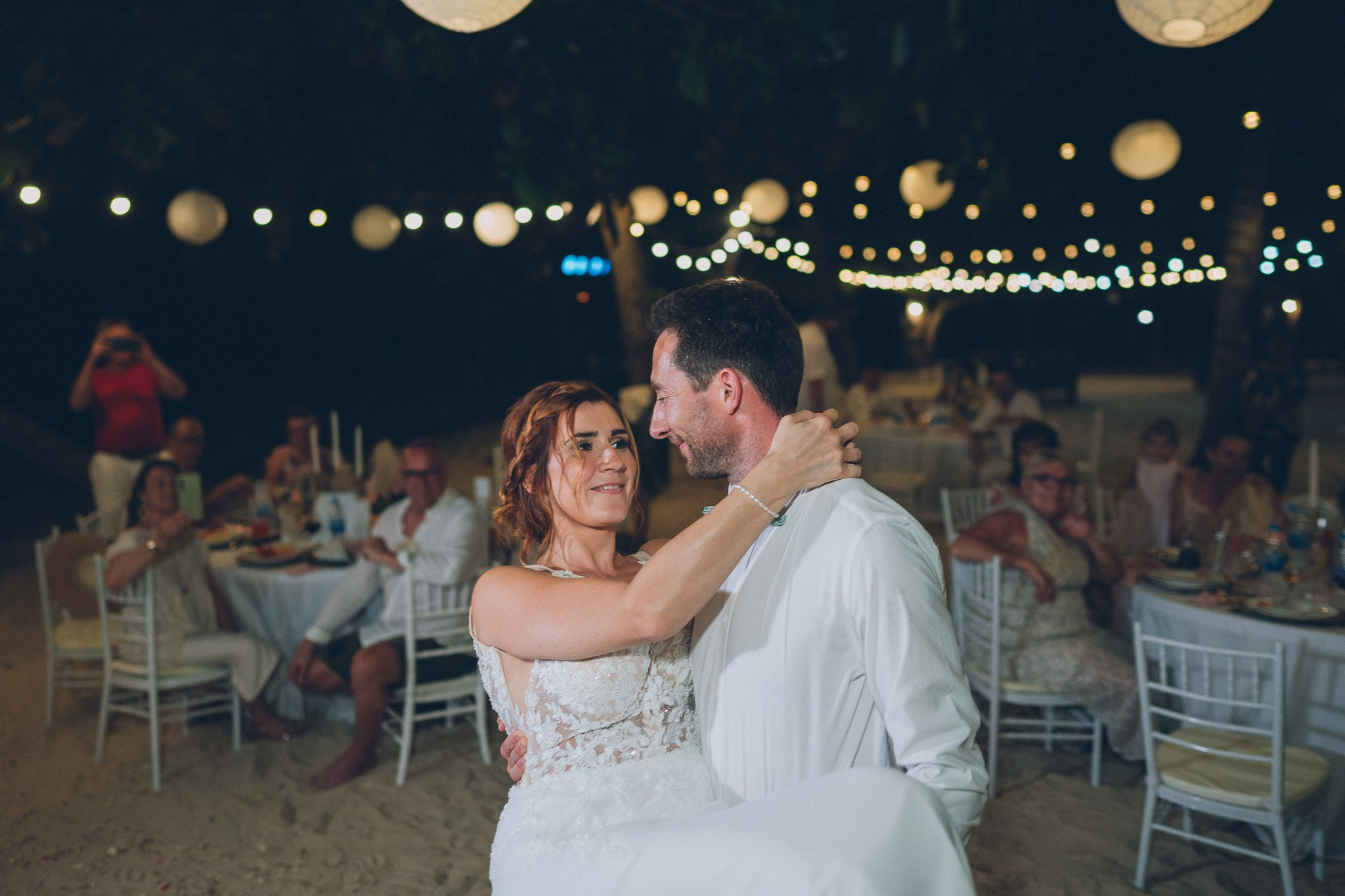 Luxury Beach Wedding Reception