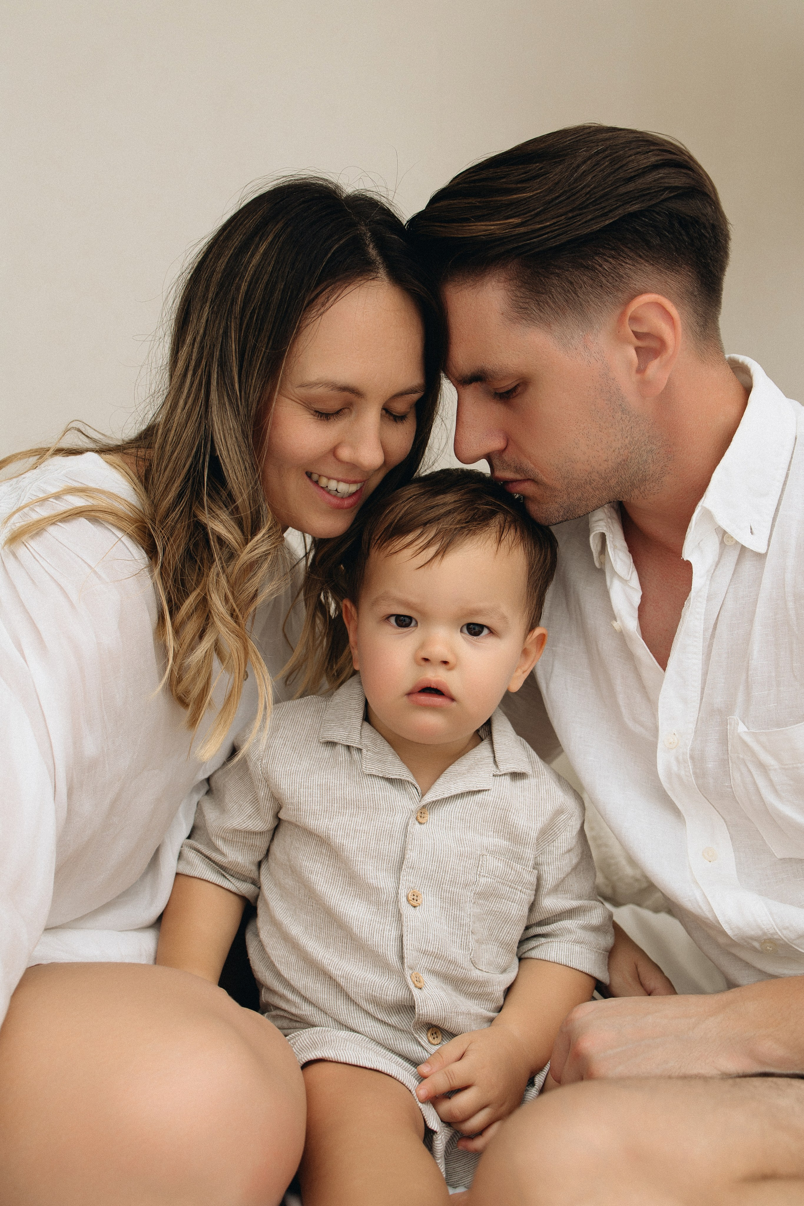 At the studio. Family and wedding photographer in Bangkok, Thailand