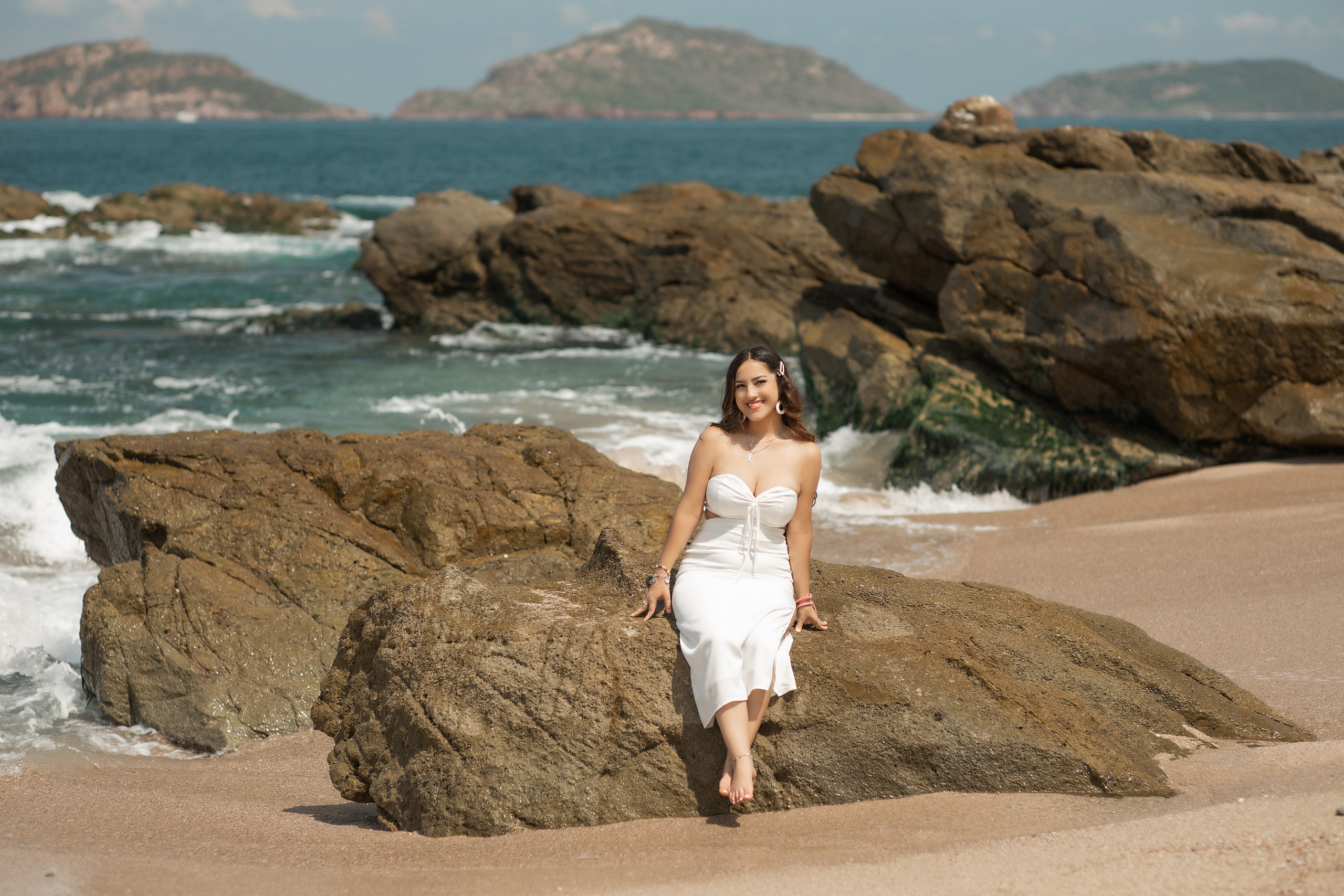 Individual photoshoot at Pinitos Beach Mazatlan Mexico
