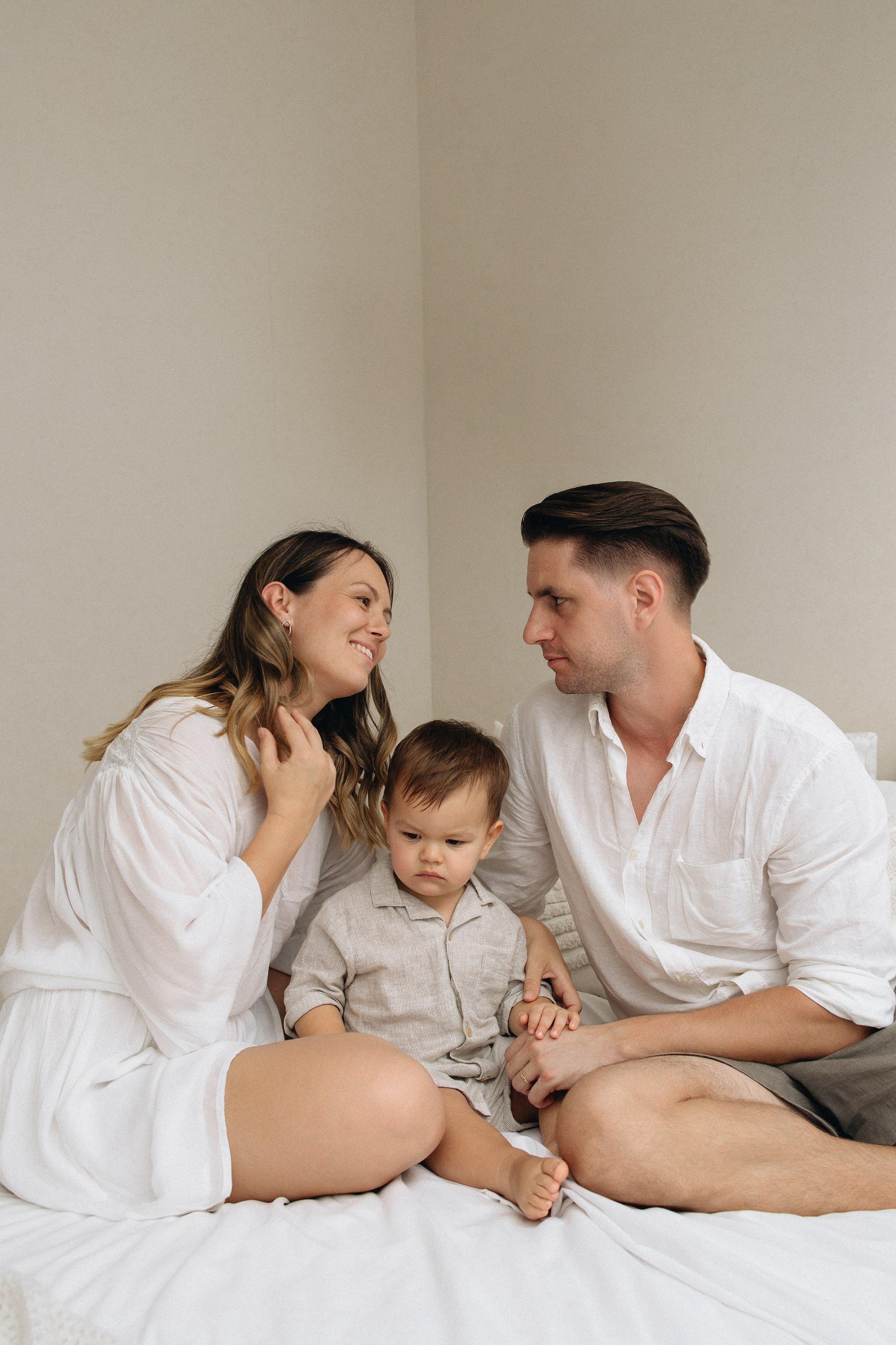 At the studio. Family and wedding photographer in Bangkok, Thailand
