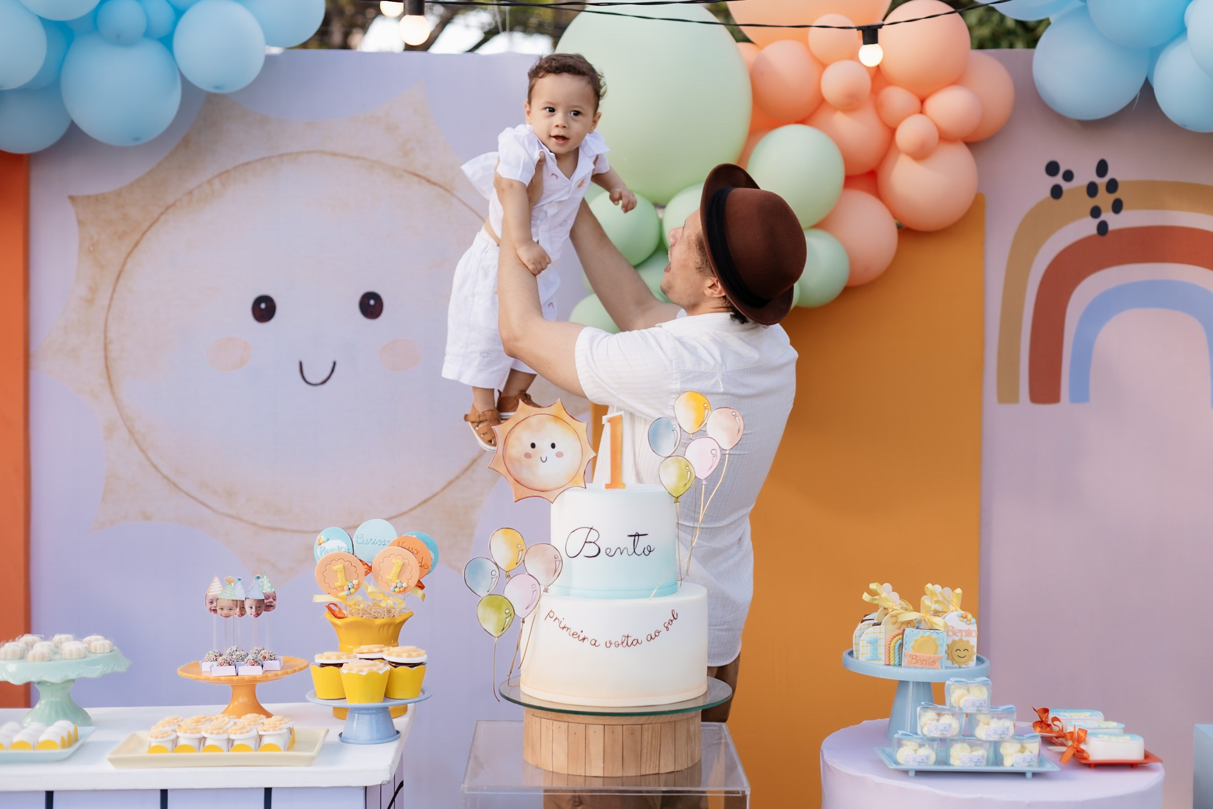 Bento 1 ano • Festa infantil em A Casa com Jardim | Fotografia de Família em Brasília e Recife