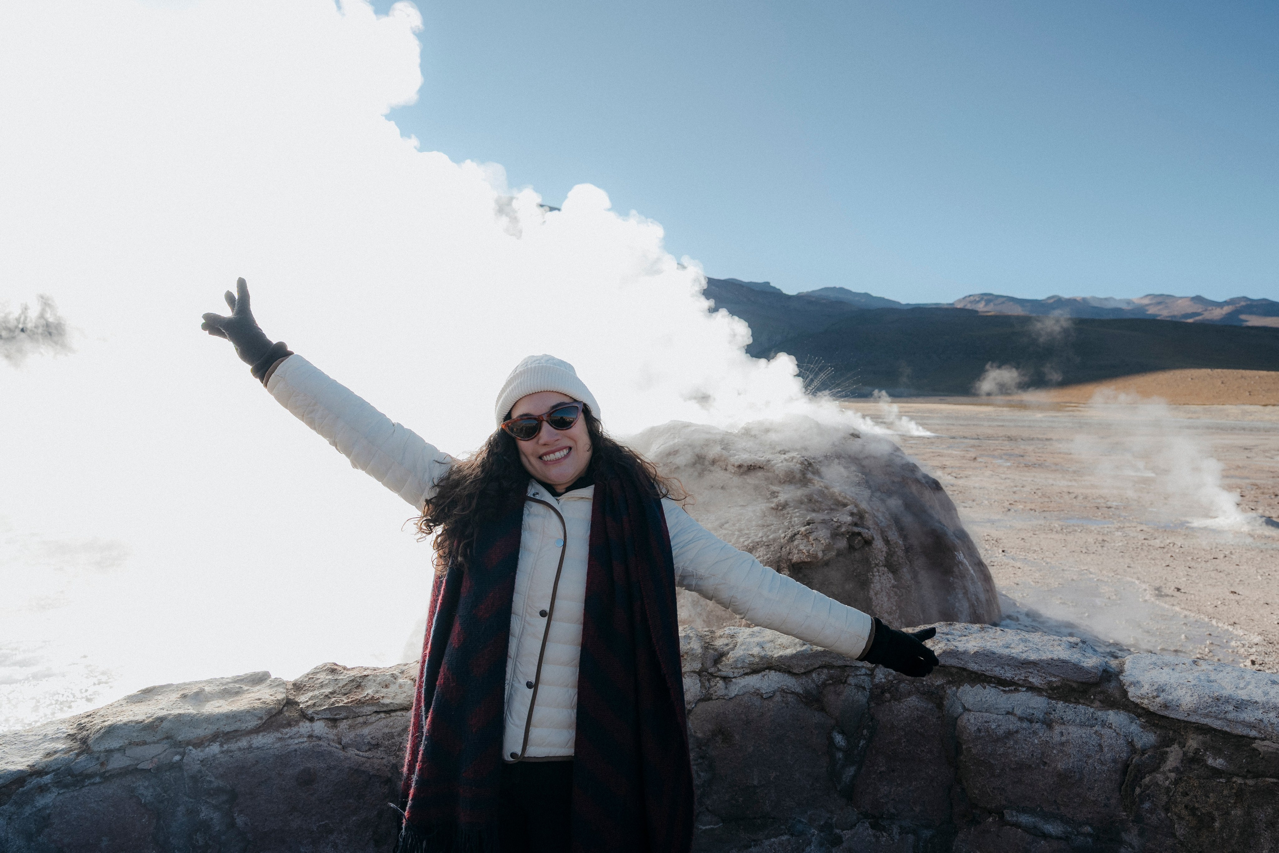 Cobertura de passeio — Geyser el Tatio. Fotógrafo em San Pedro de Atacama