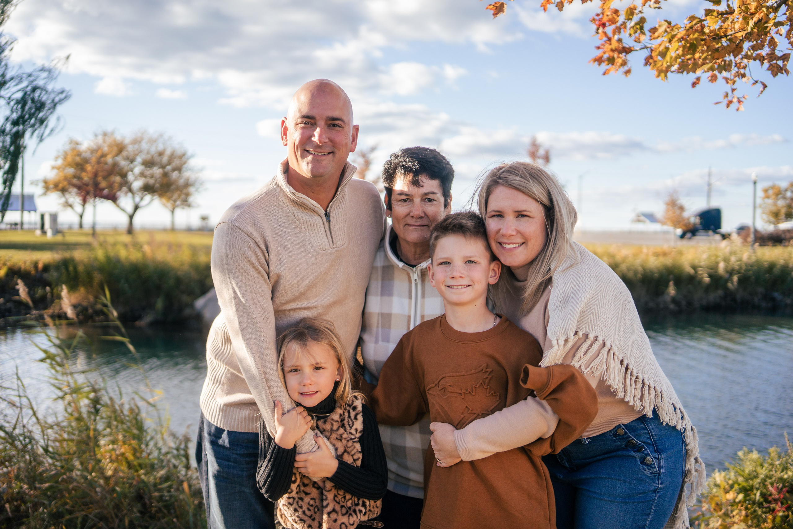 Natural family photography in Windsor