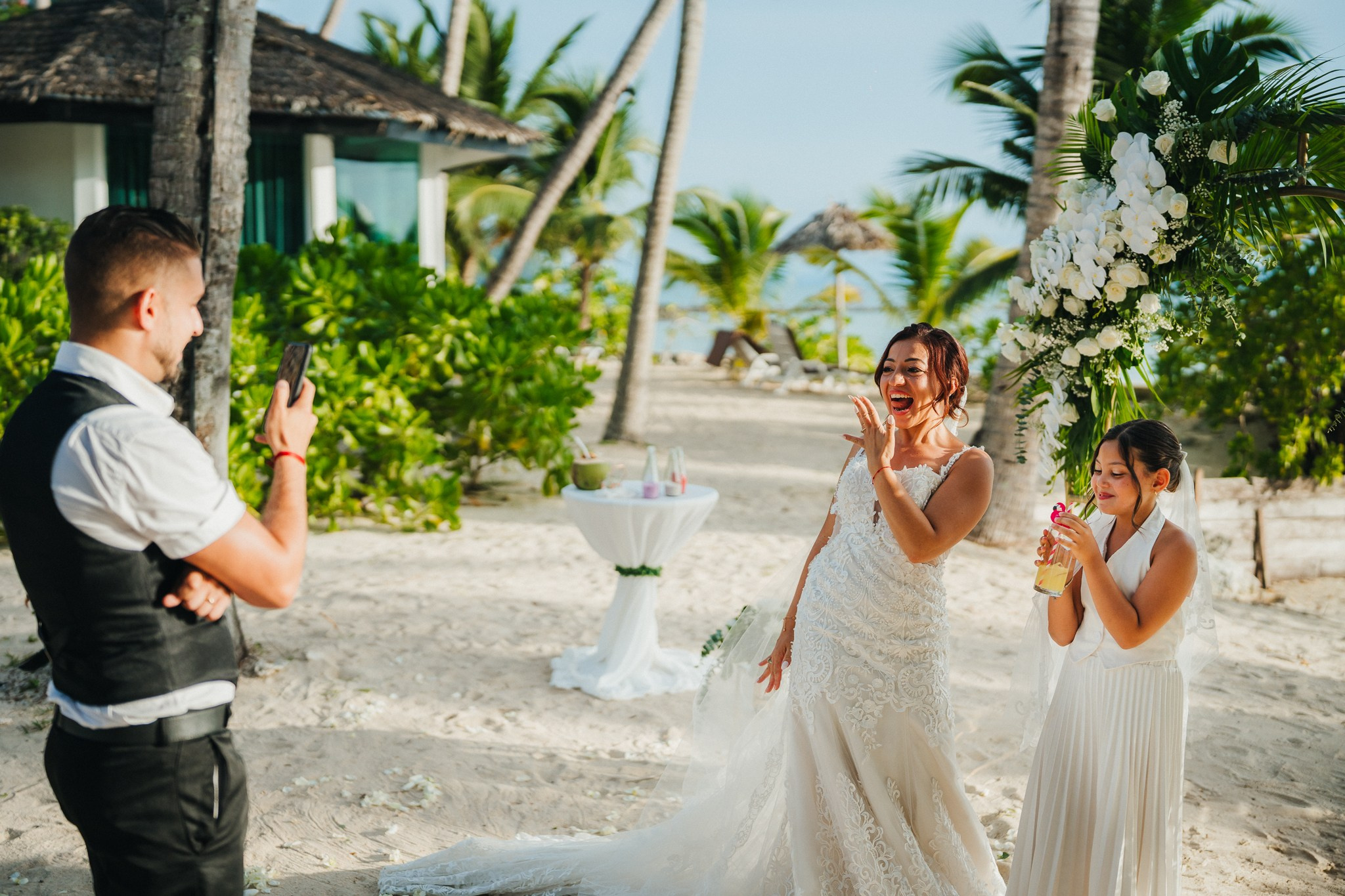 Family Beach Wedding in Koh Samui, Thailand | Just for 2 with Kids