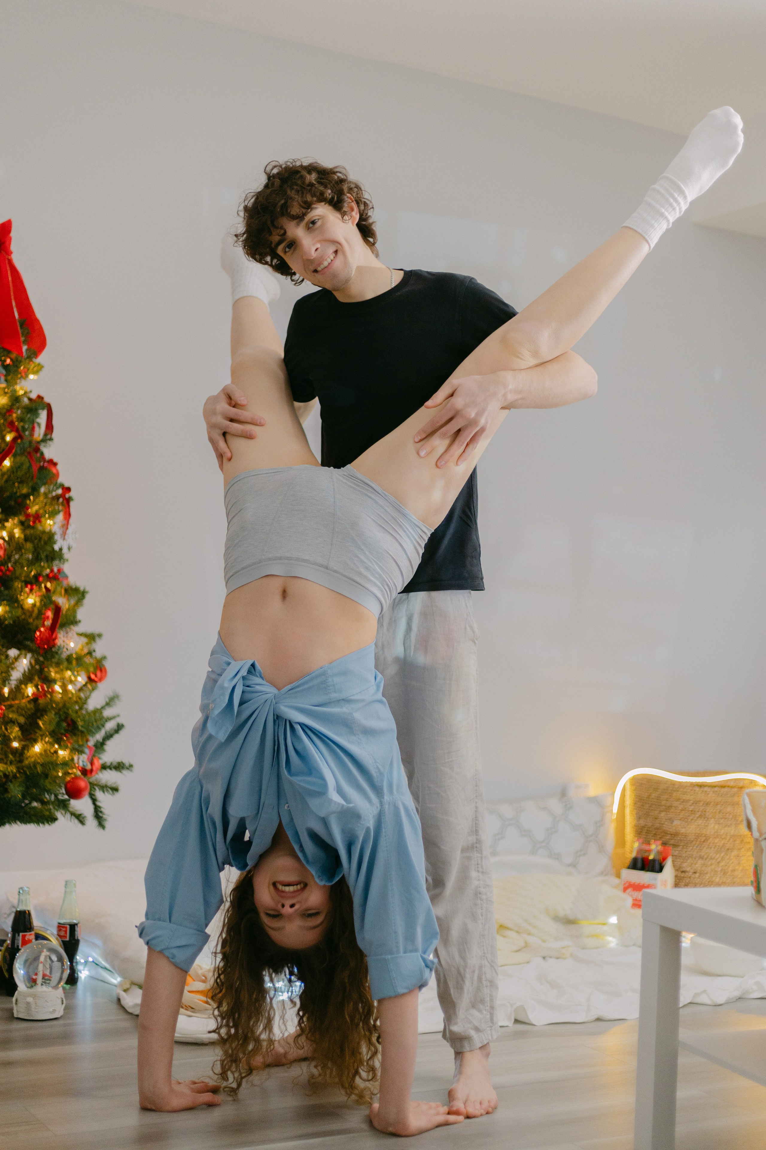 Christmas magic together. Photographer Elvira Hryshchenko