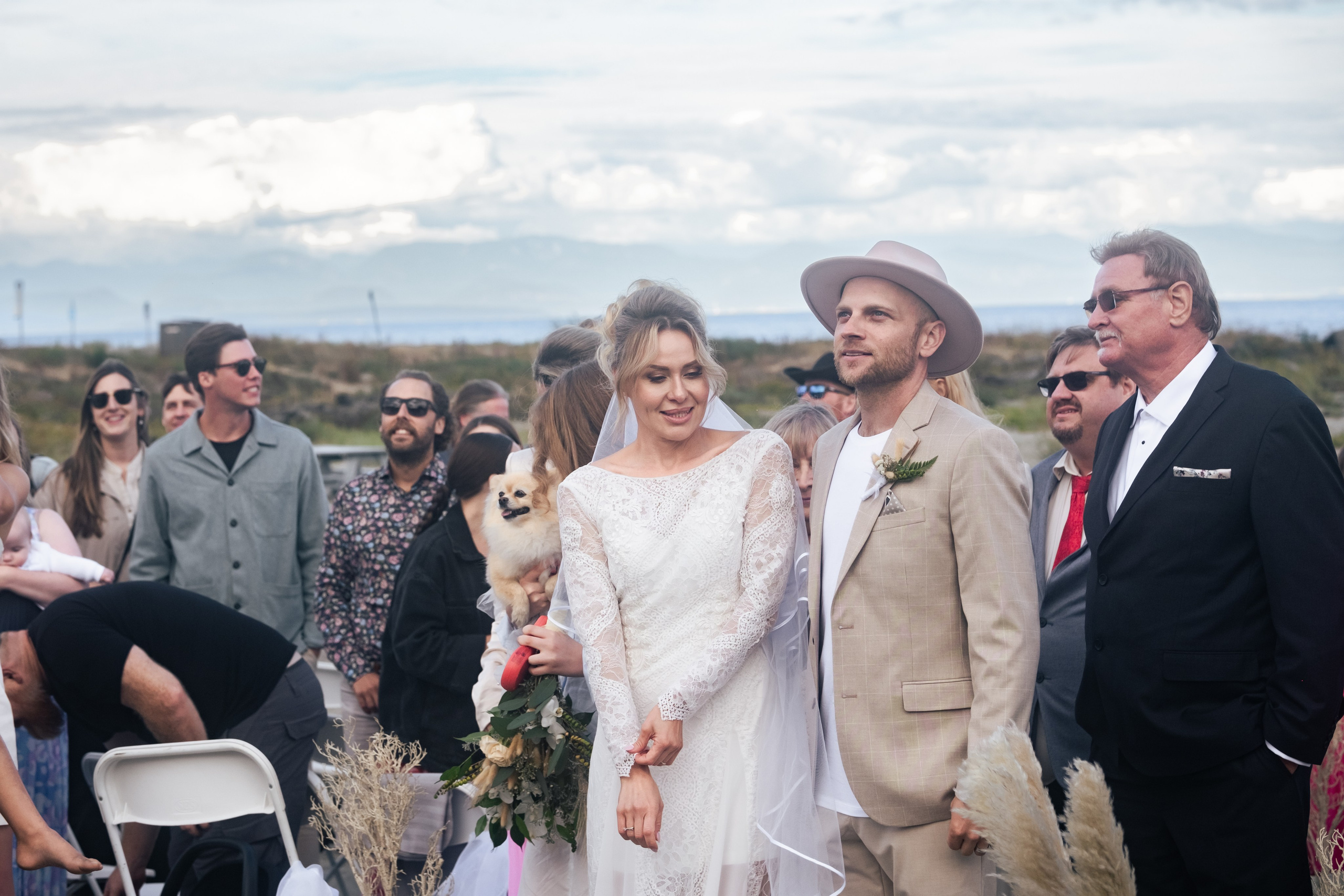 guests reacting emotionally during ceremony