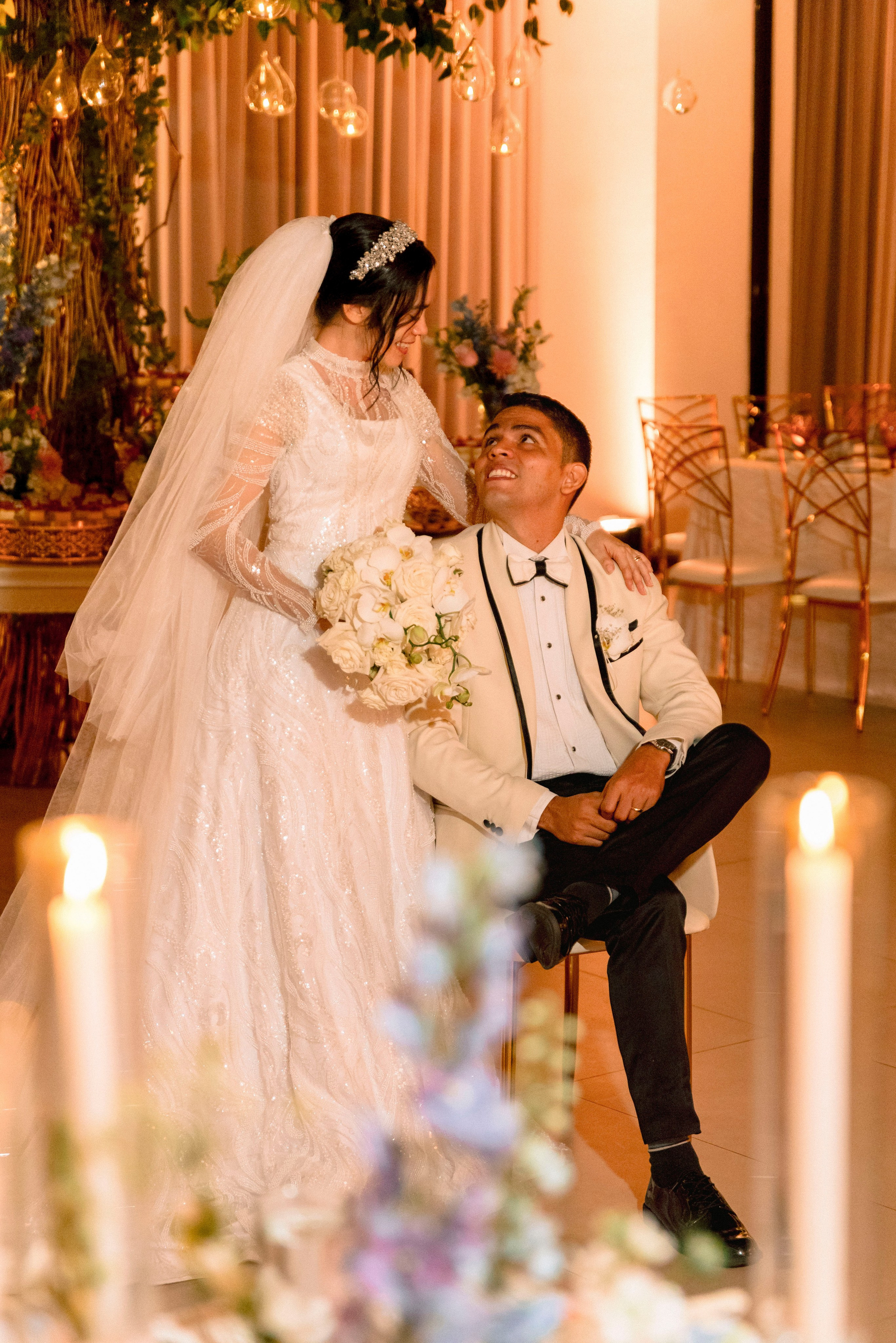 Boda en Barranquilla en Salón Comfamiliar Sede Caribe | Fotografía de boda profesional. Fotógrafos de bodas en Barranquilla, Cartagena y Santa Marta | BanderArt