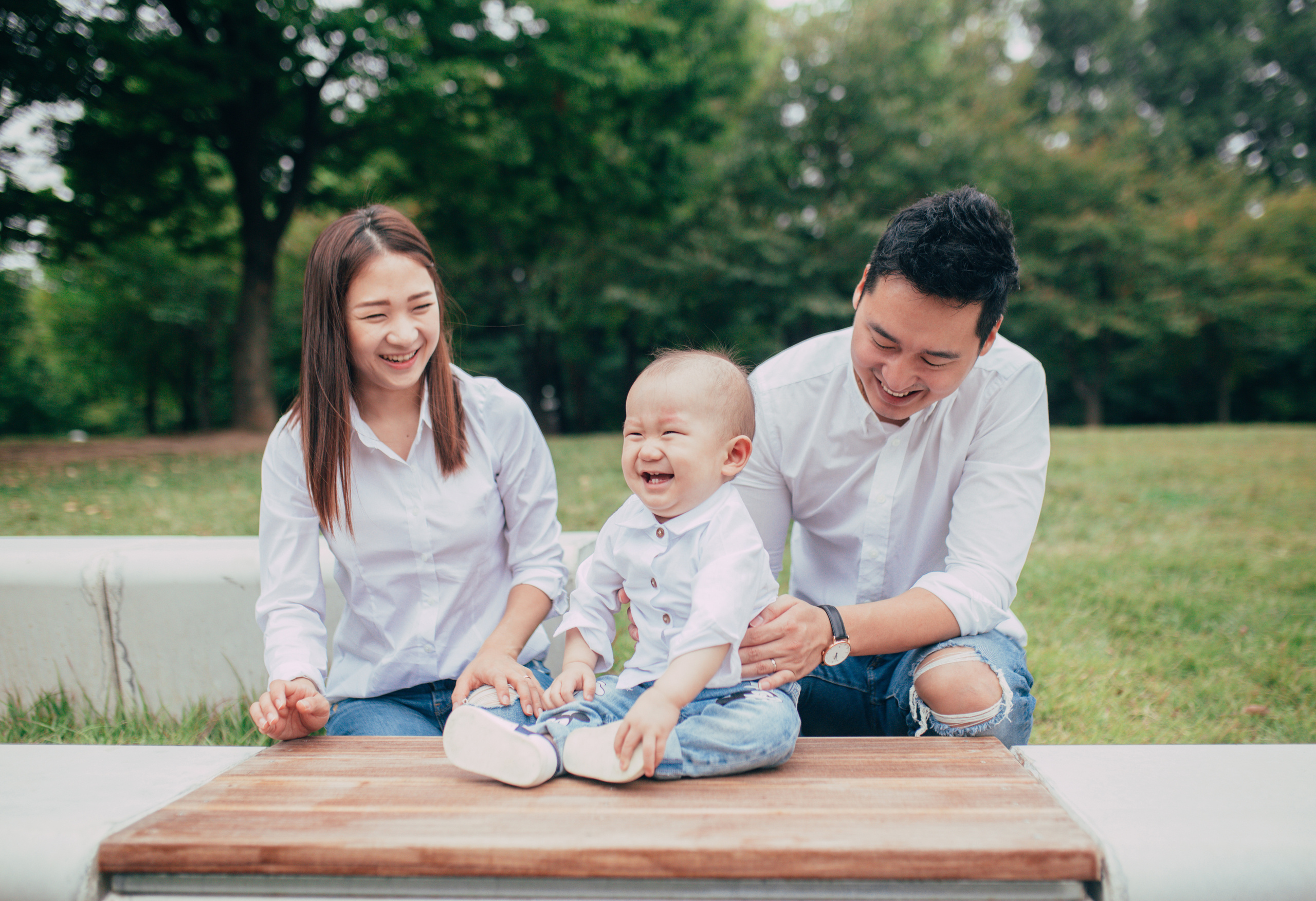 Christian — 1 year. Portrait photographer in South Korea Olga Lian