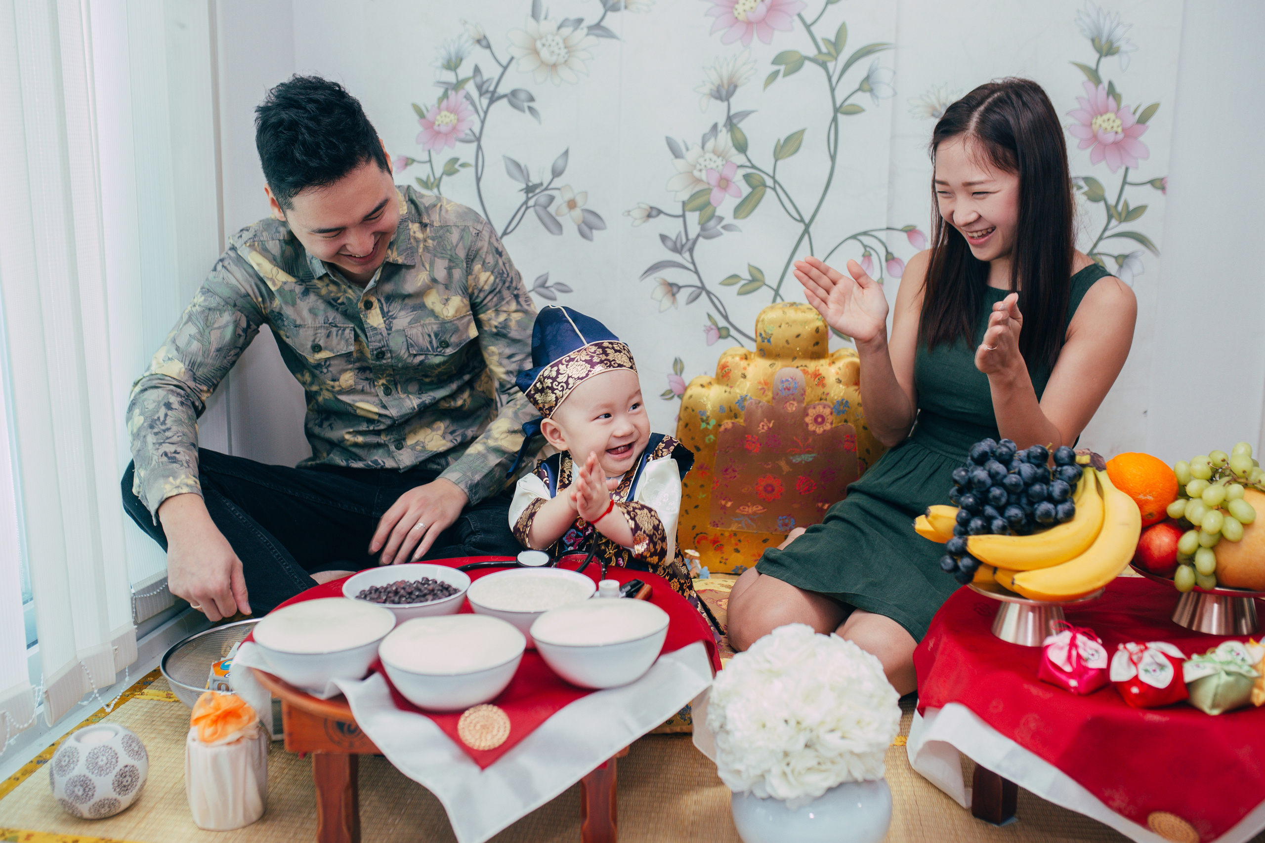 Christian — 1 year. Portrait photographer in South Korea Olga Lian