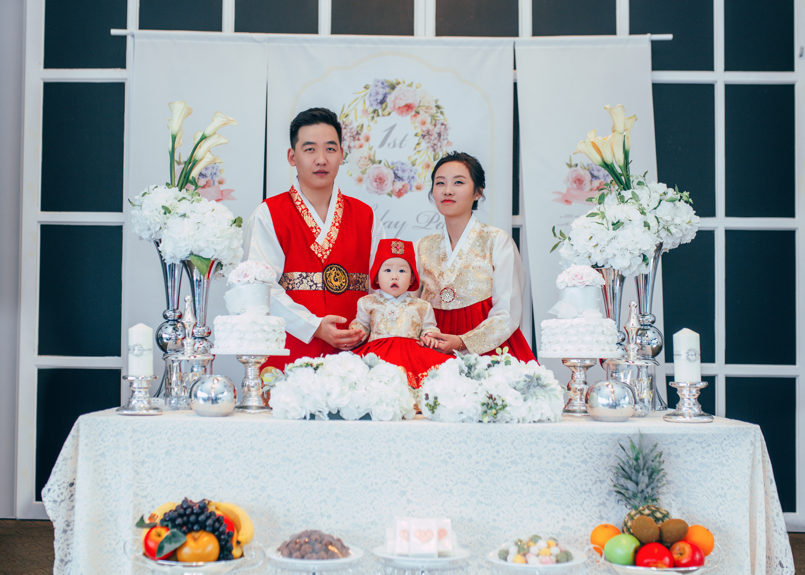 Alina — 1 year. Portrait photographer in South Korea Olga Lian