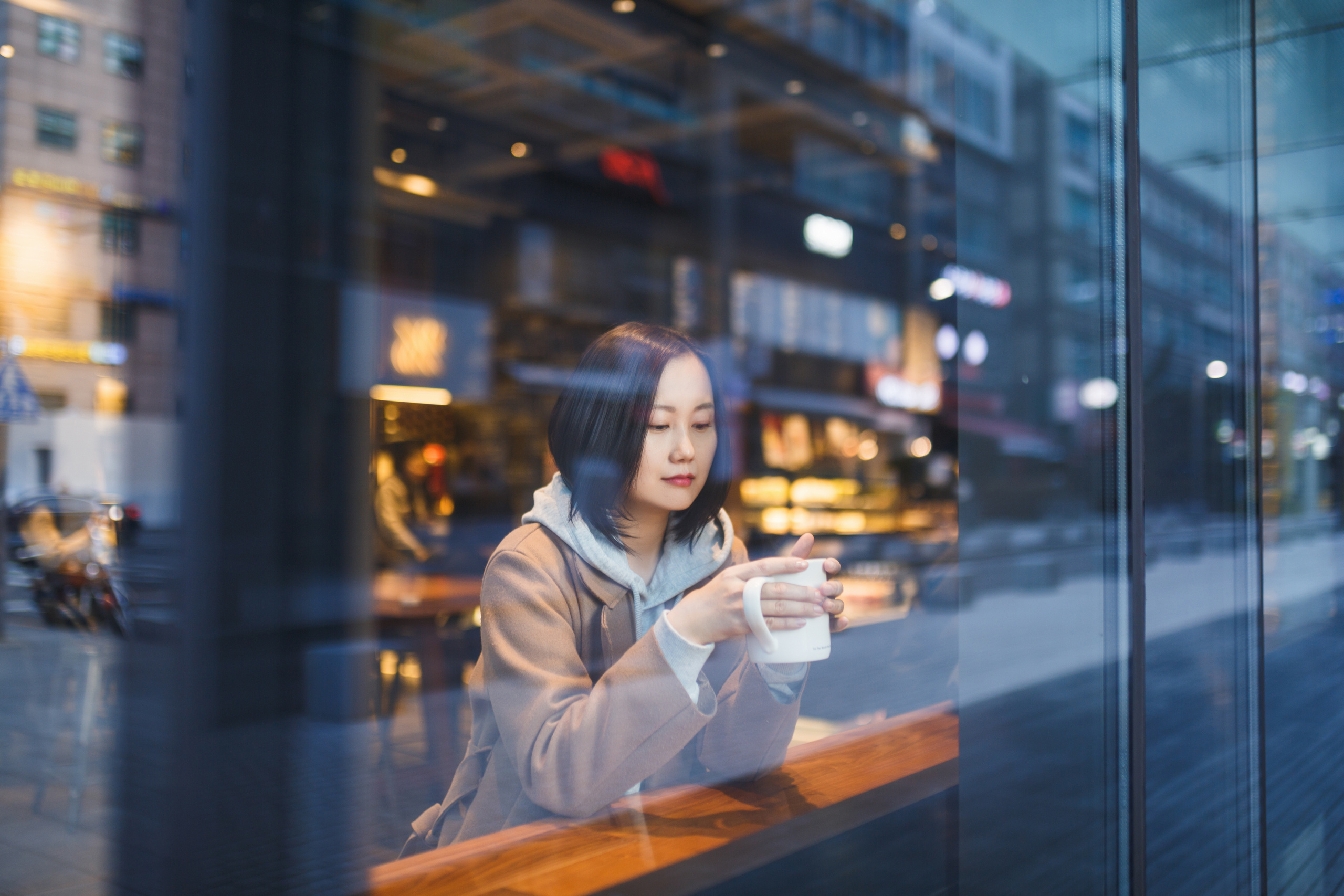 Valya. Evening Gangnam. Portrait photographer in South Korea Olga Lian