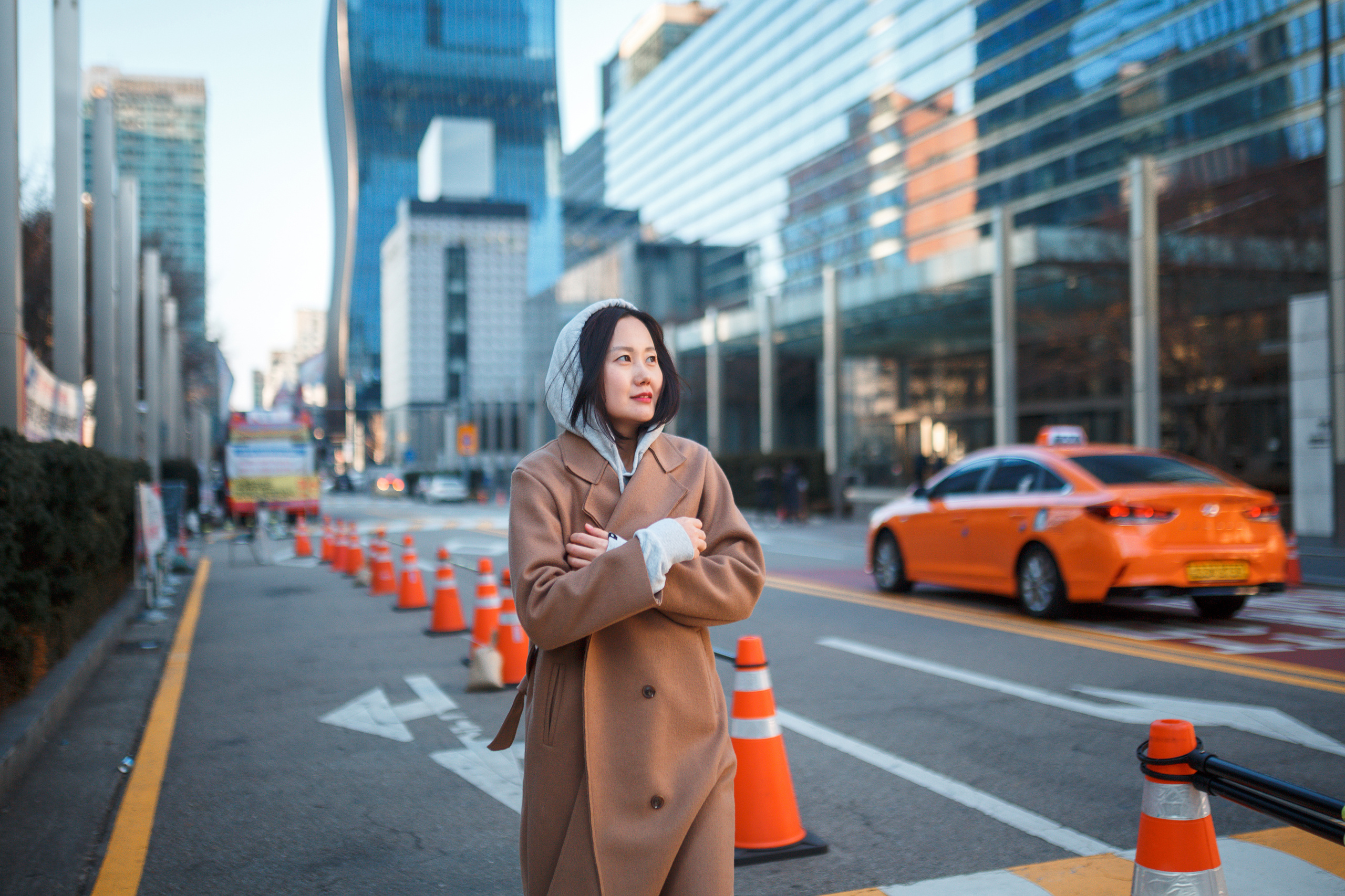 Valya. Evening Gangnam. Portrait photographer in South Korea Olga Lian