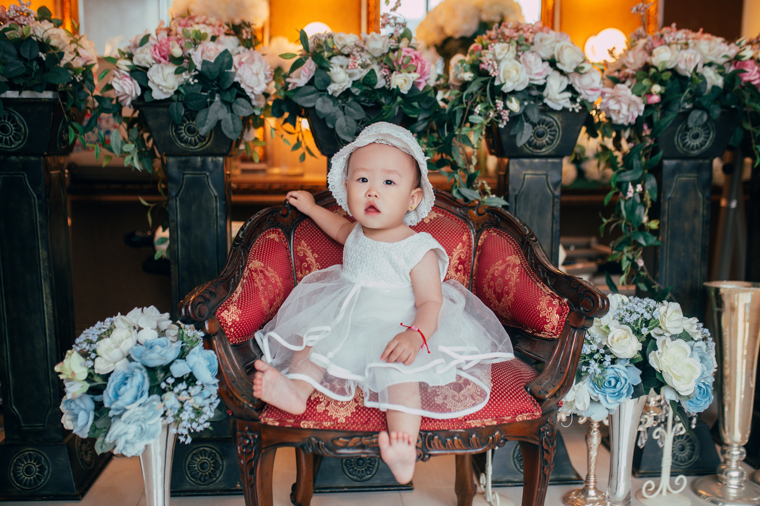 Alina — 1 year. Portrait photographer in South Korea Olga Lian
