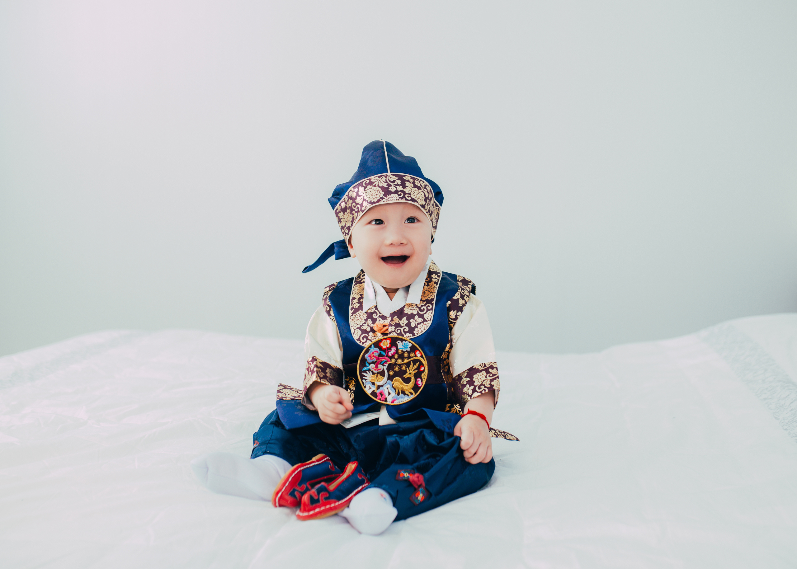 Christian — 1 year. Portrait photographer in South Korea Olga Lian