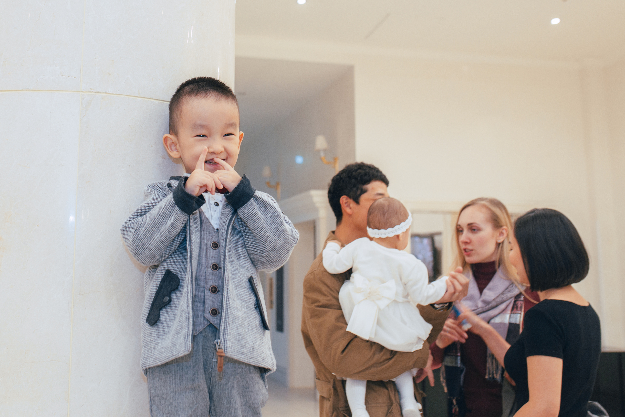 Christian — 1 year. Portrait photographer in South Korea Olga Lian
