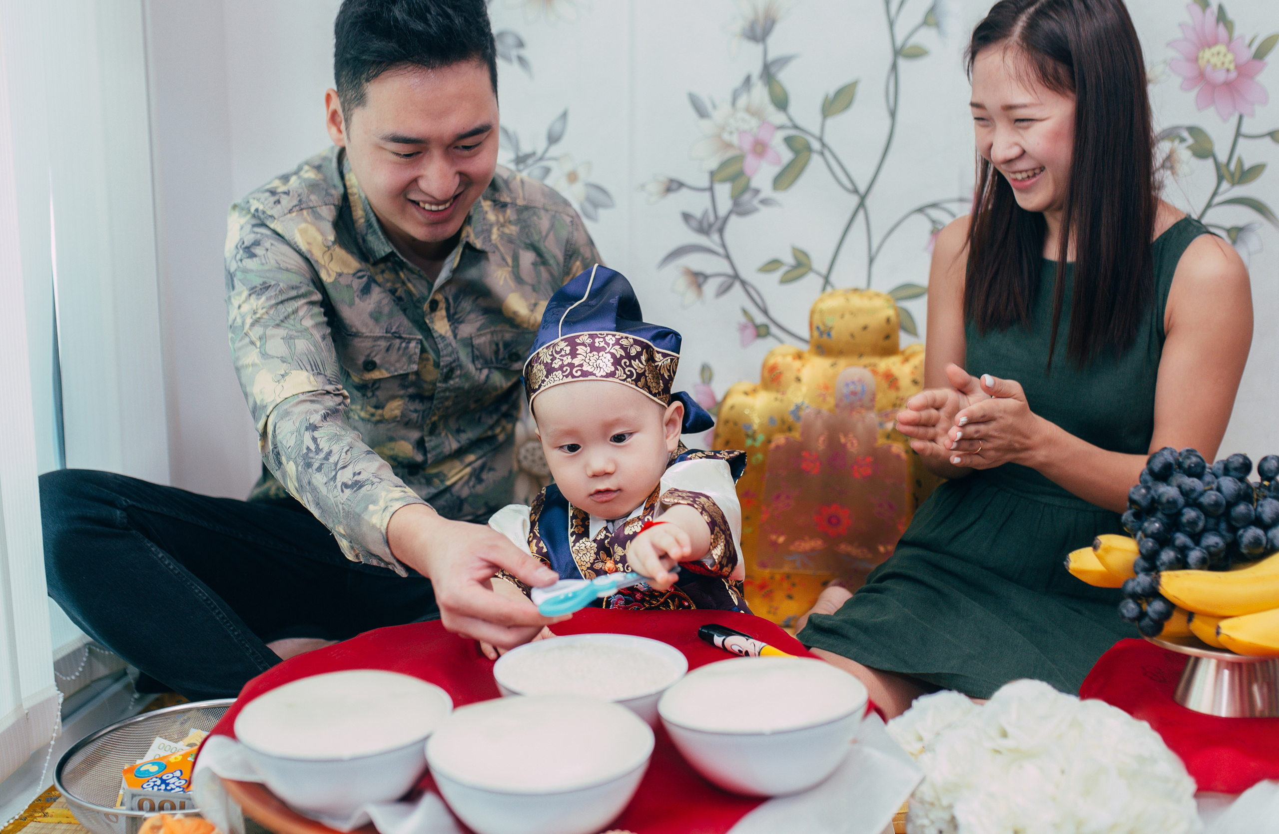 Christian — 1 year. Portrait photographer in South Korea Olga Lian