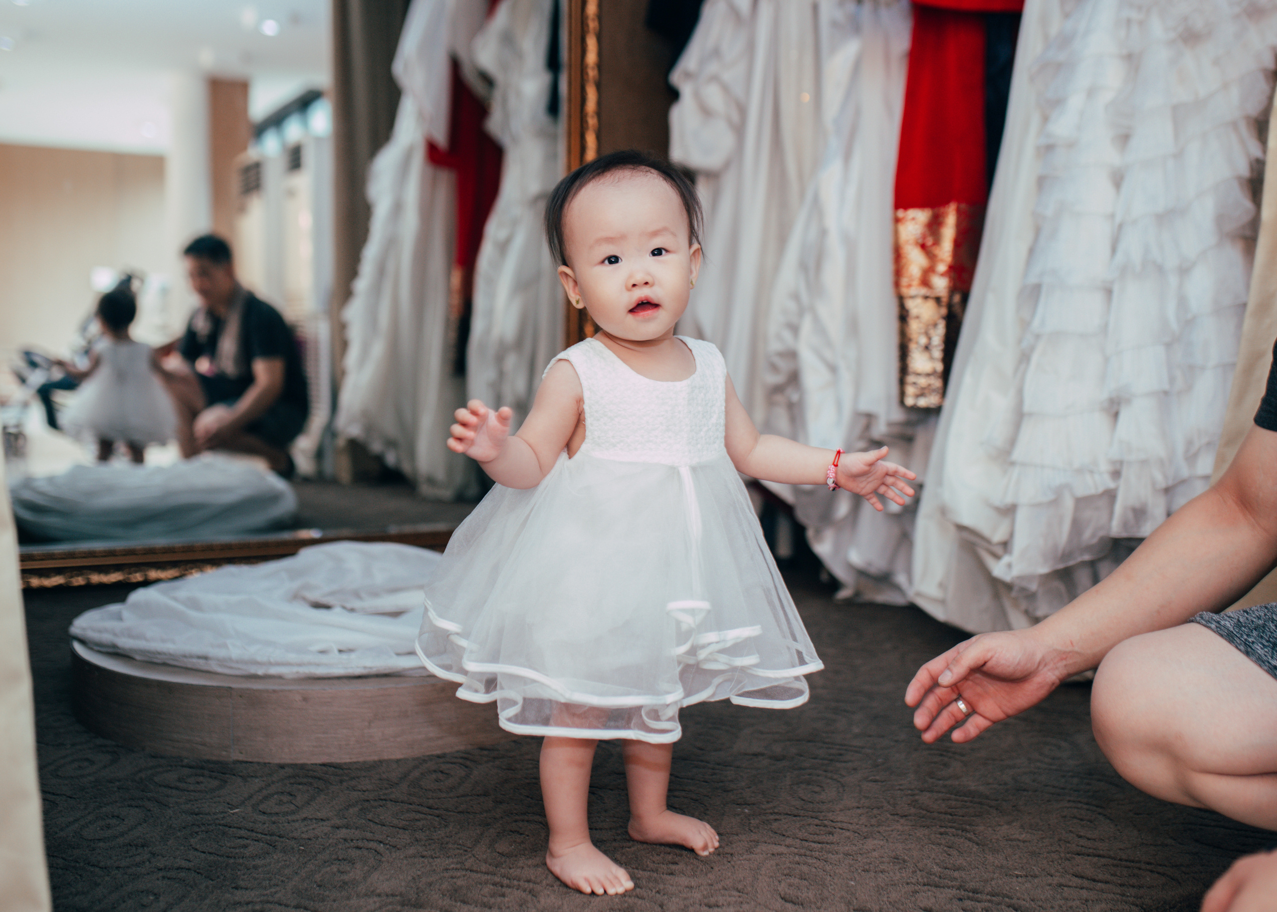 Alina — 1 year. Portrait photographer in South Korea Olga Lian