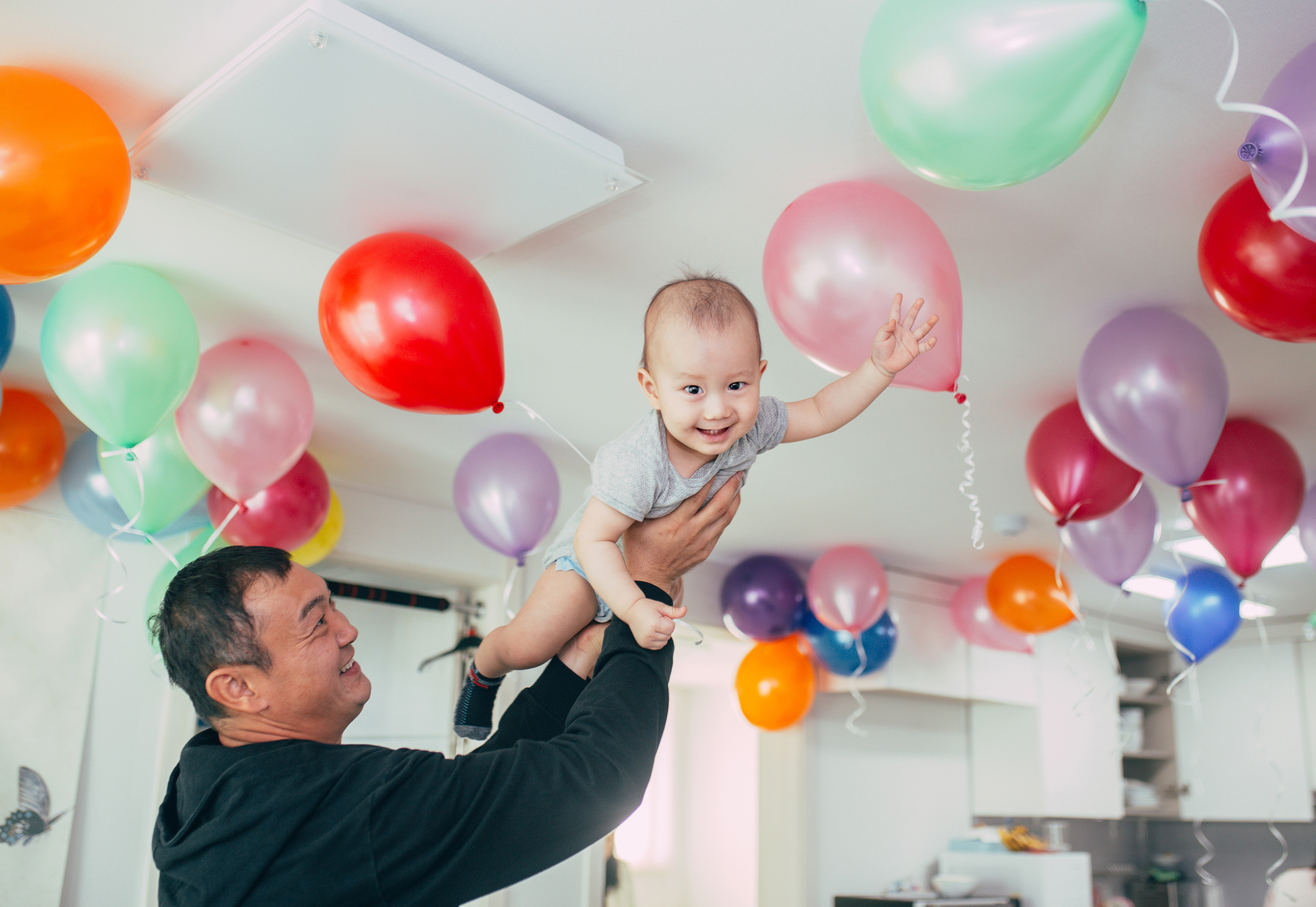 Christian — 1 year. Portrait photographer in South Korea Olga Lian