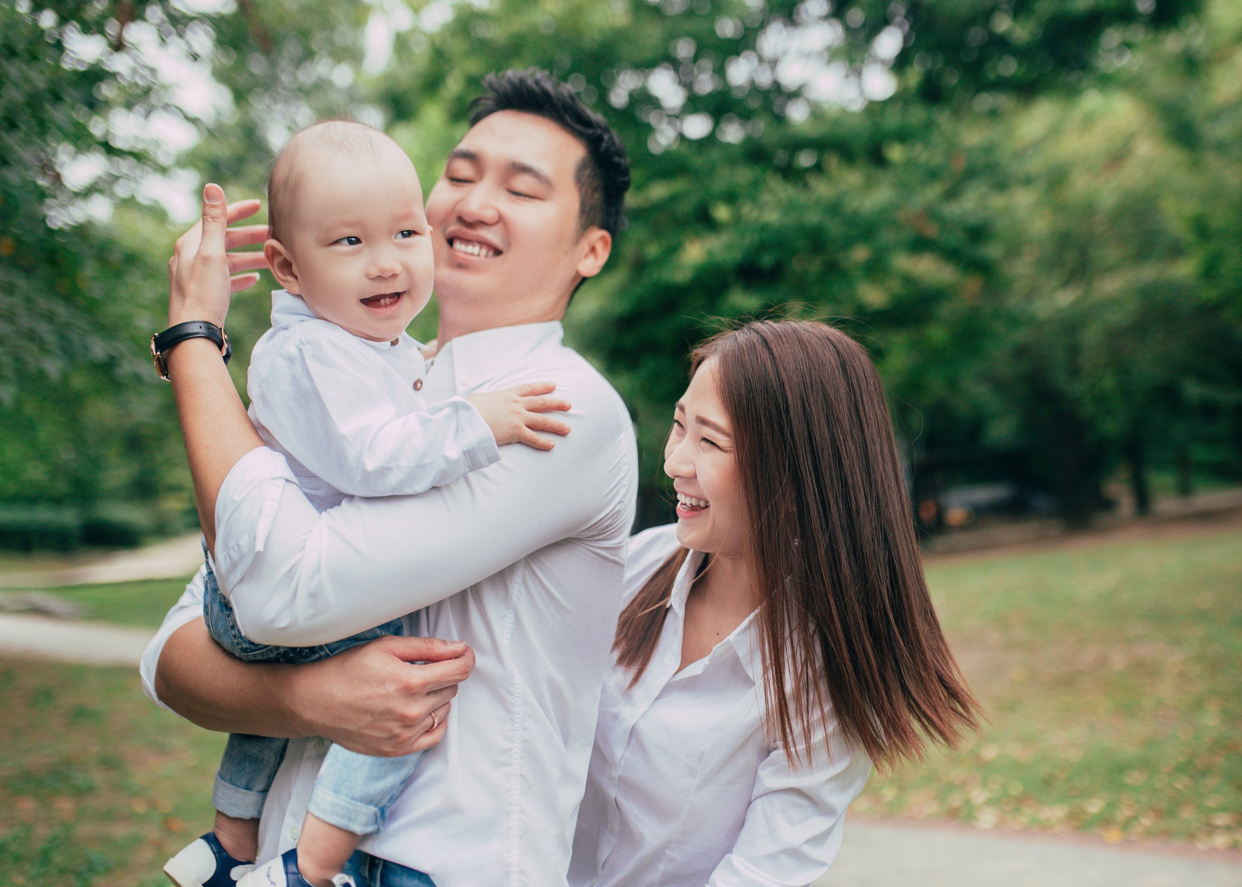 Christian — 1 year. Portrait photographer in South Korea Olga Lian