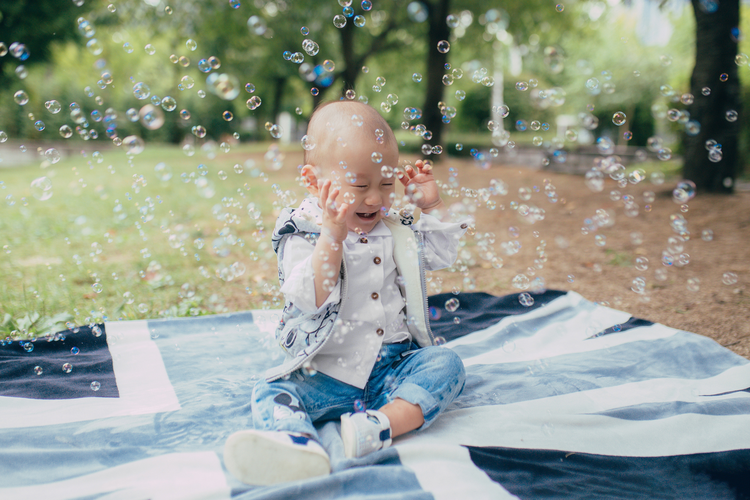 Christian — 1 year. Portrait photographer in South Korea Olga Lian
