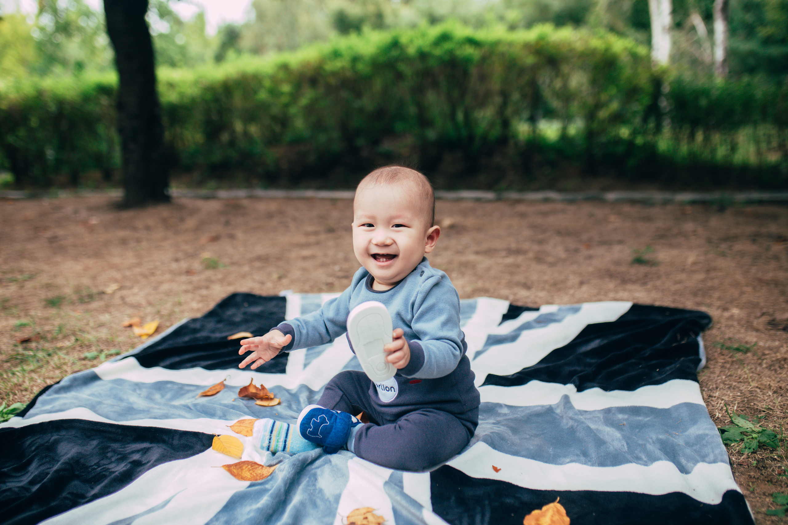 Christian — 1 year. Portrait photographer in South Korea Olga Lian