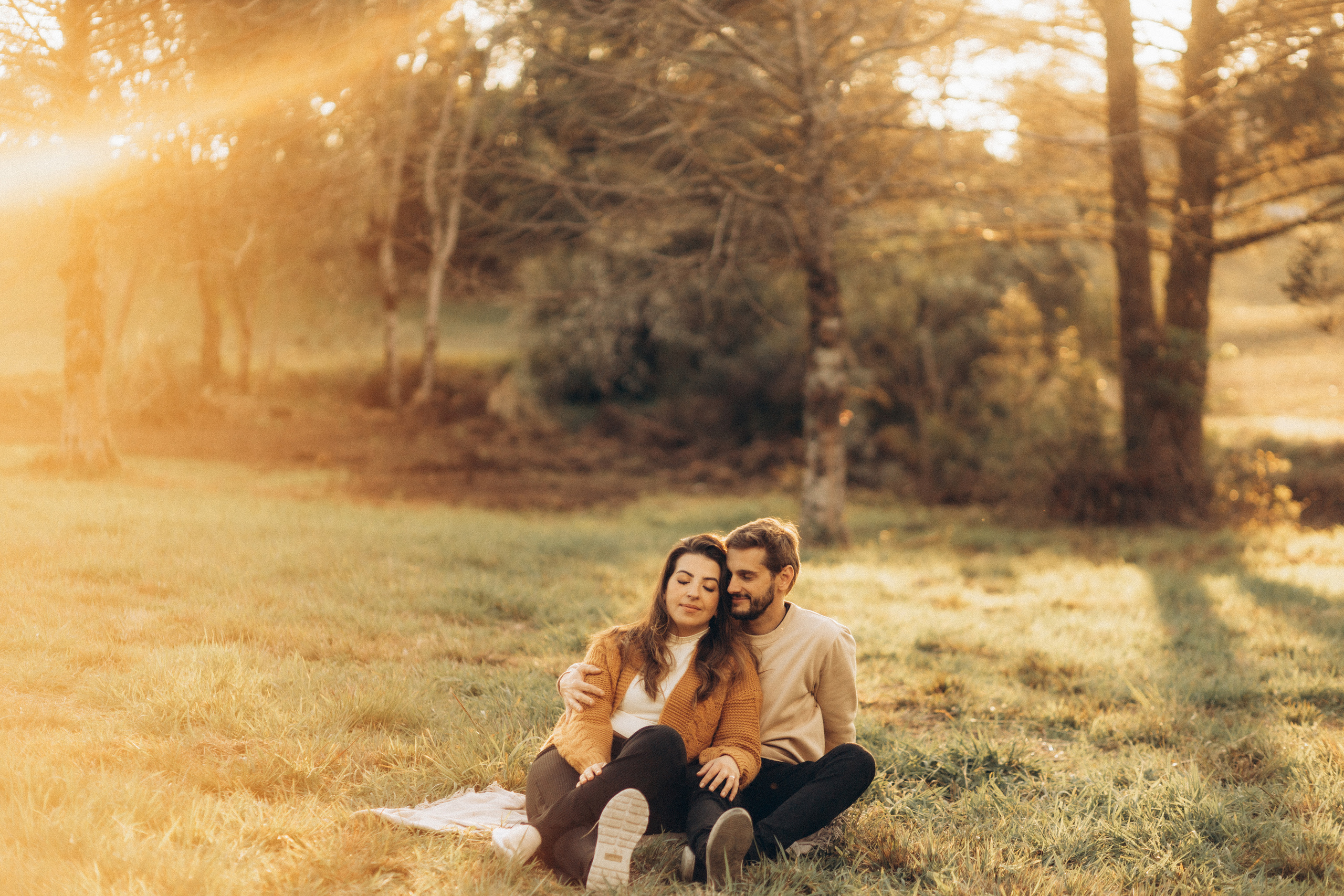 Um pôr-do-Sol inesquecível. Lídia Cabral Fotografia | Fotógrafa de casais e famílias em Gramado RS