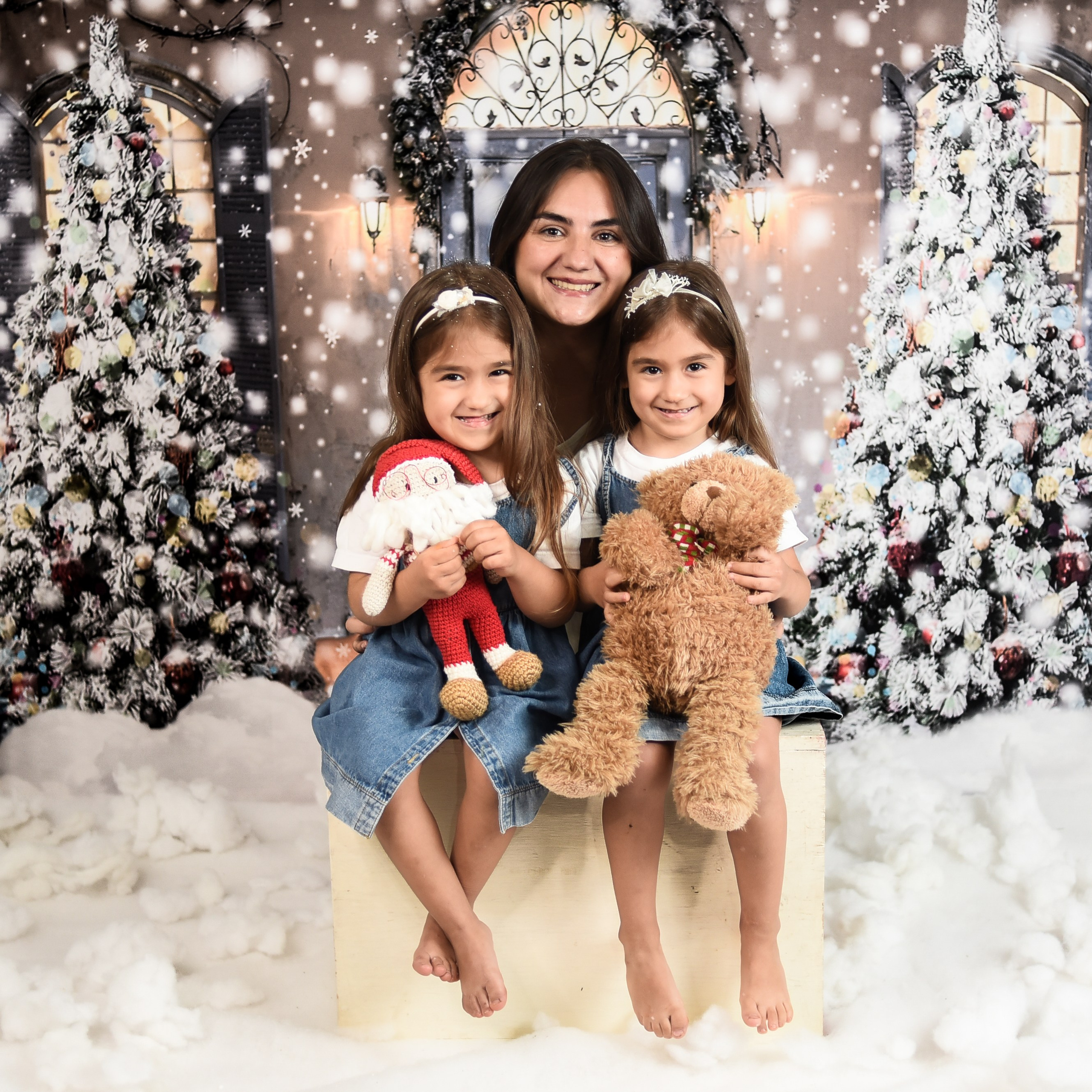 Sesión Navideña de Ariana y Martina. Fotografo de casamiento en misiones y fotógrafo de familia  Posadas