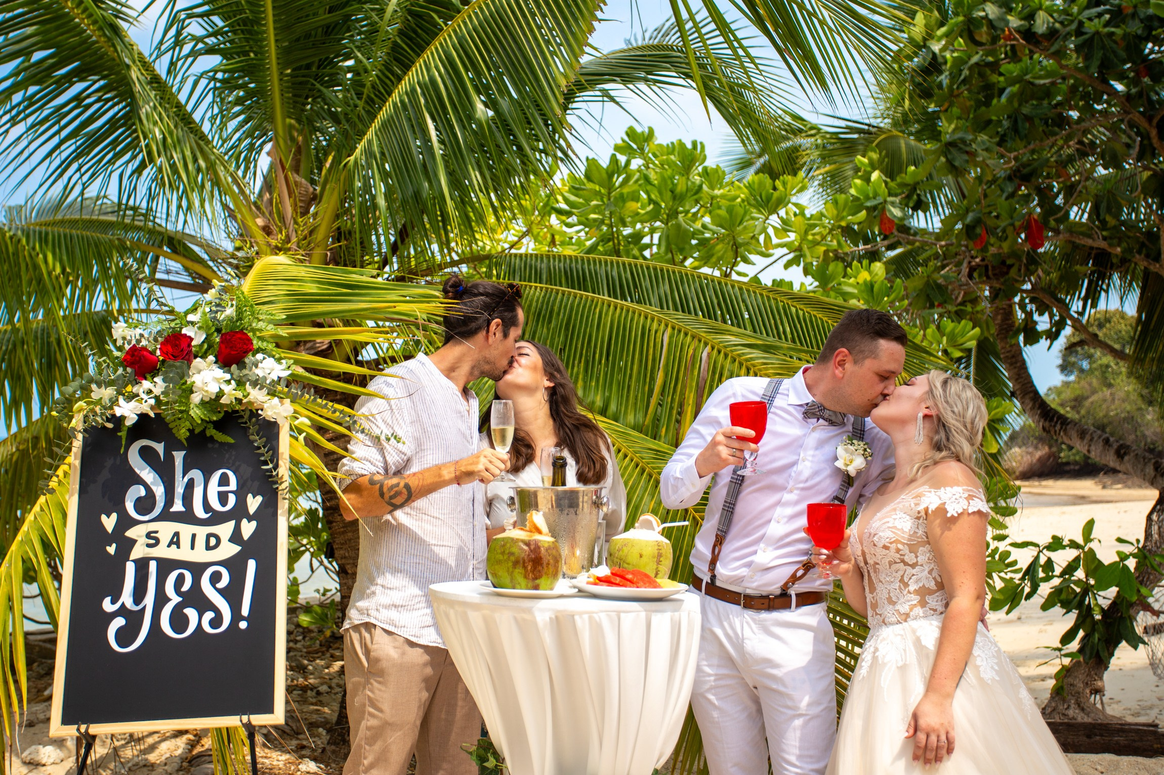 Wedding on the Beach in Koh Samui, Thailand | Tropical Destination Wedding