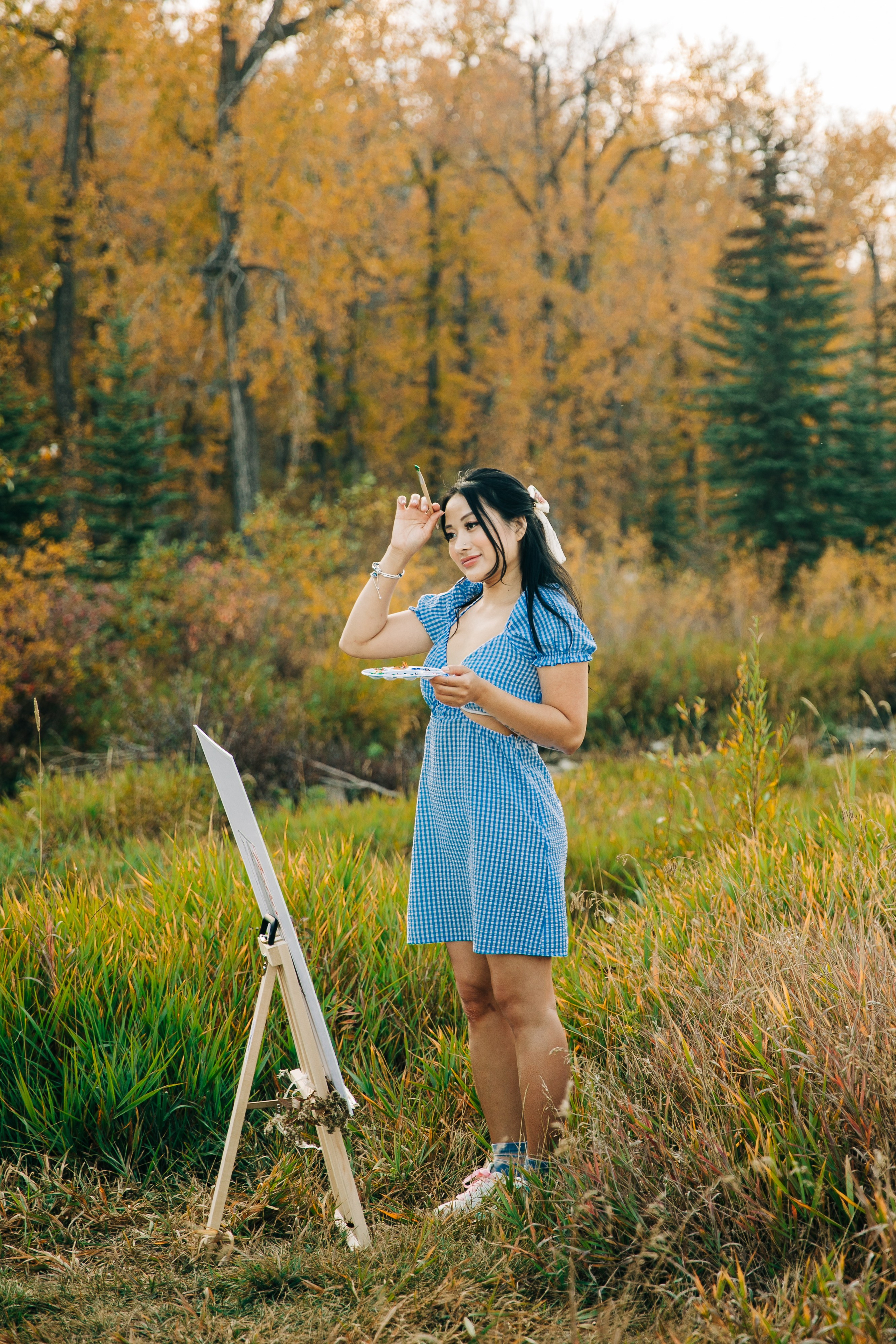 Hannah Woo — Fish Creek. Fotografía accesible en Calgary