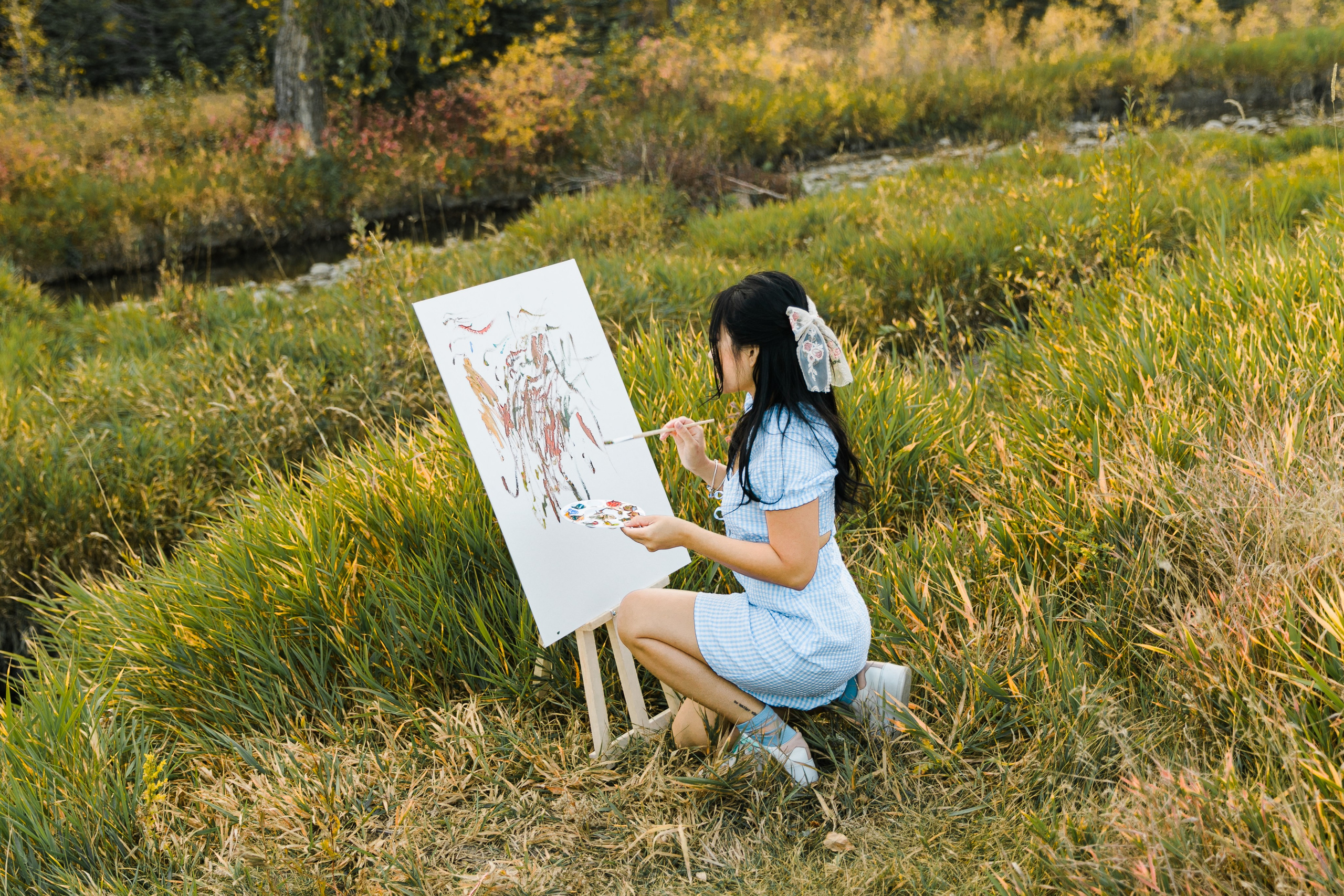 Hannah Woo — Fish Creek. Fotografía accesible en Calgary