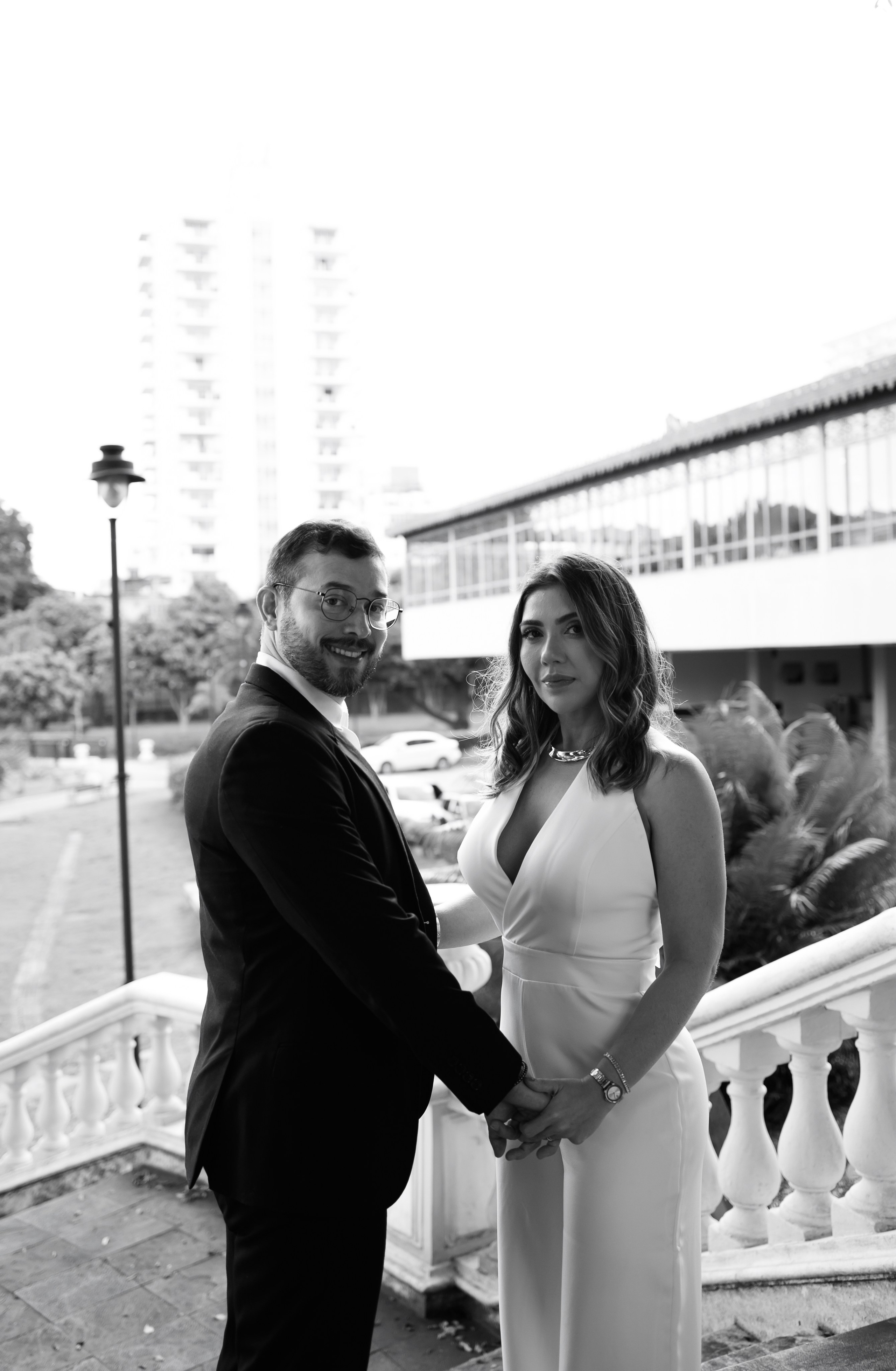 Karol e Rapha — Mirante Lúcia Almeida, Praça Jefferson Péres. Fotógrafo de Casamentos em Manaus — Leandro Santos