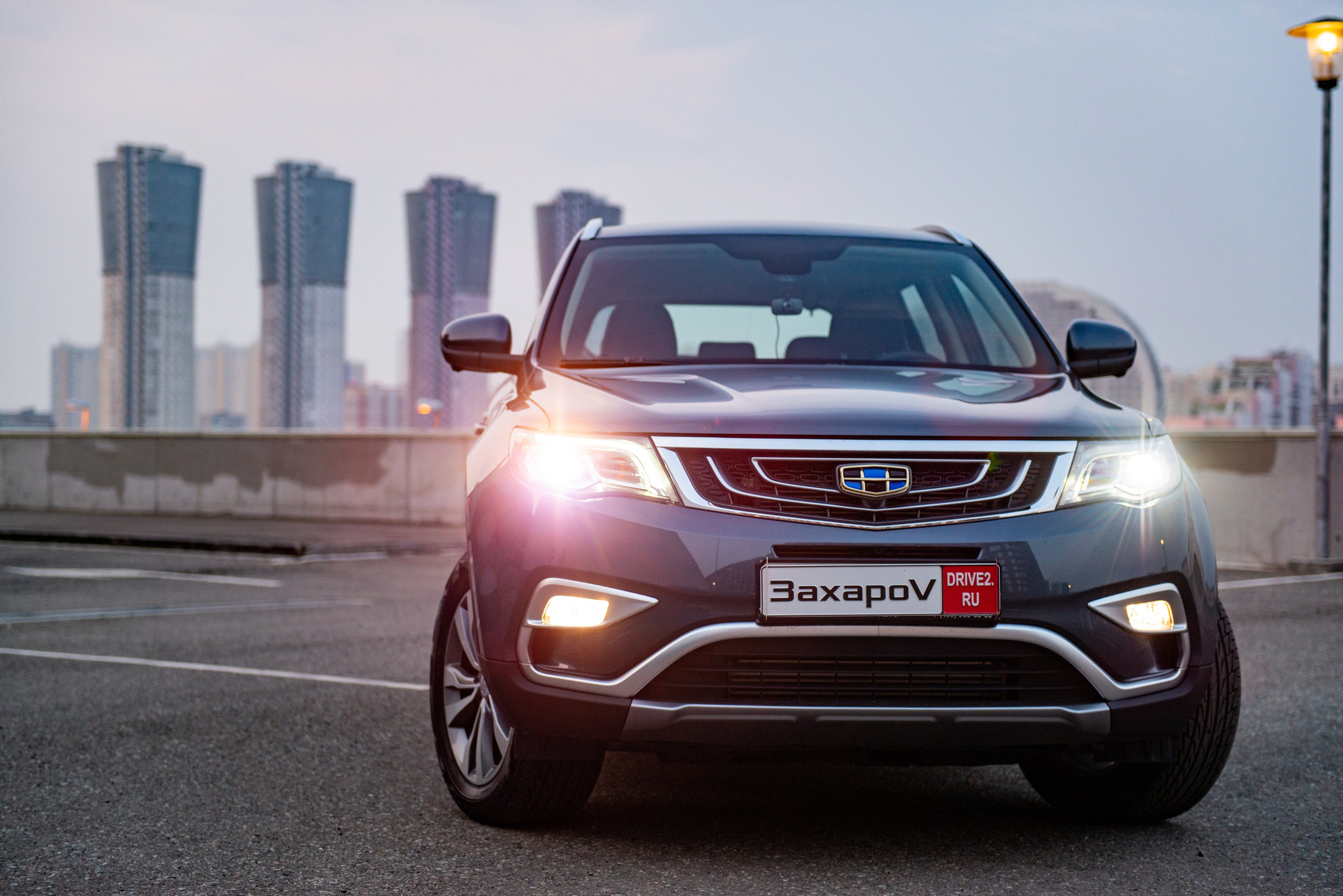 Фотосъемка автомобиля Geely Atlas. PHOTOGRAPHER QUINTANA ROO