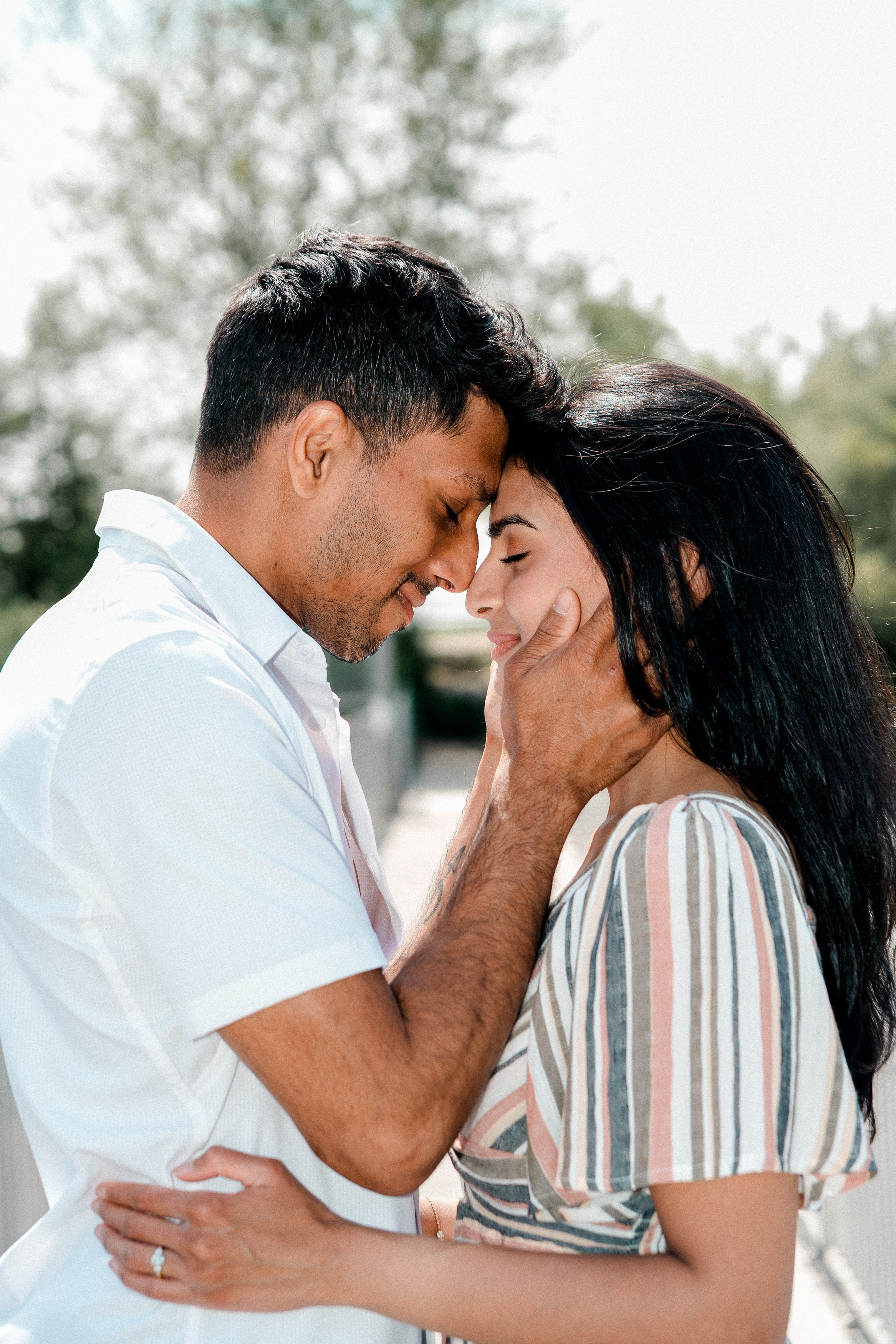 Romantic Engagement Photoshoot in Toronto | Natural & Candid Moments. Madhurina photography